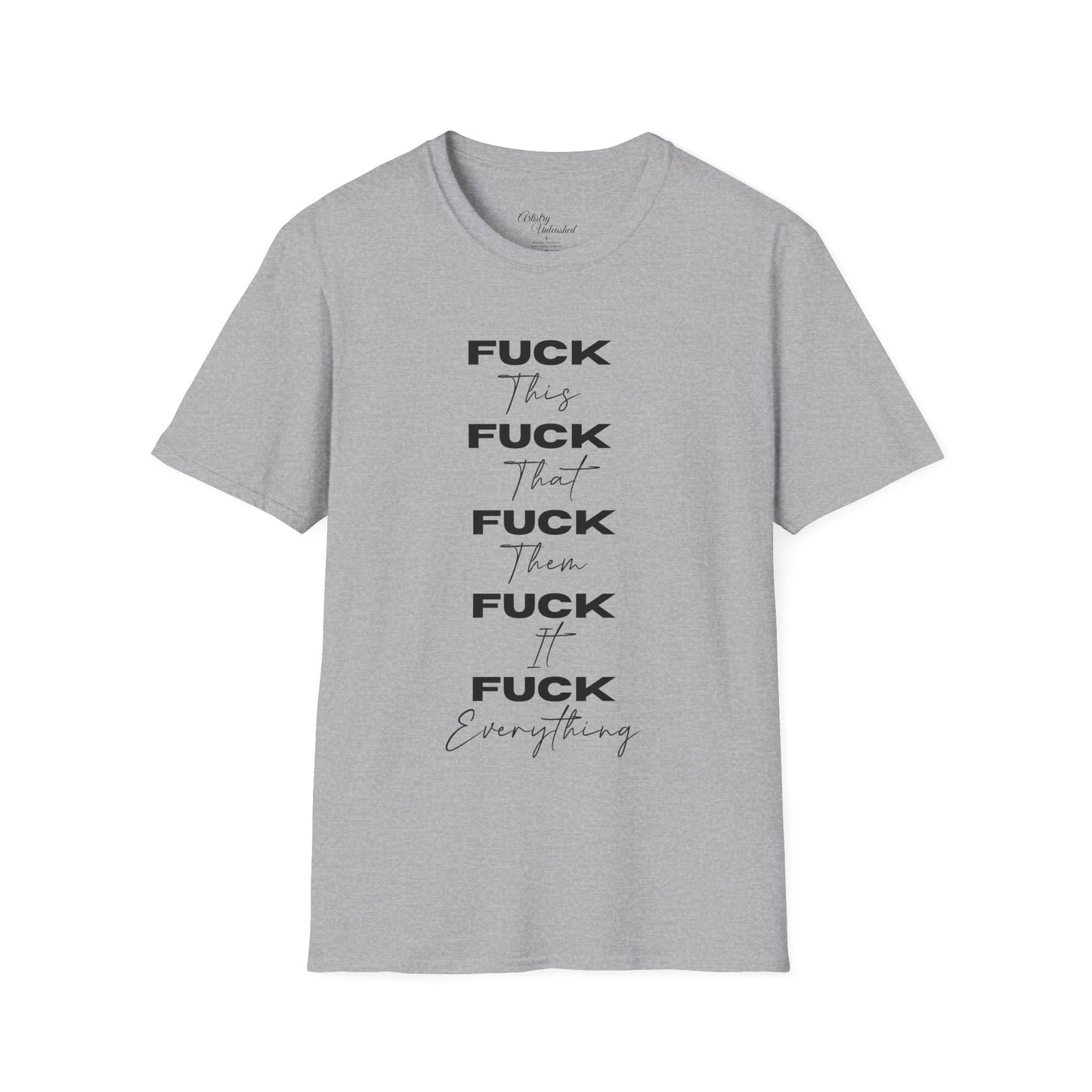 F This, That, etc. Unisex Softstyle T-Shirt
