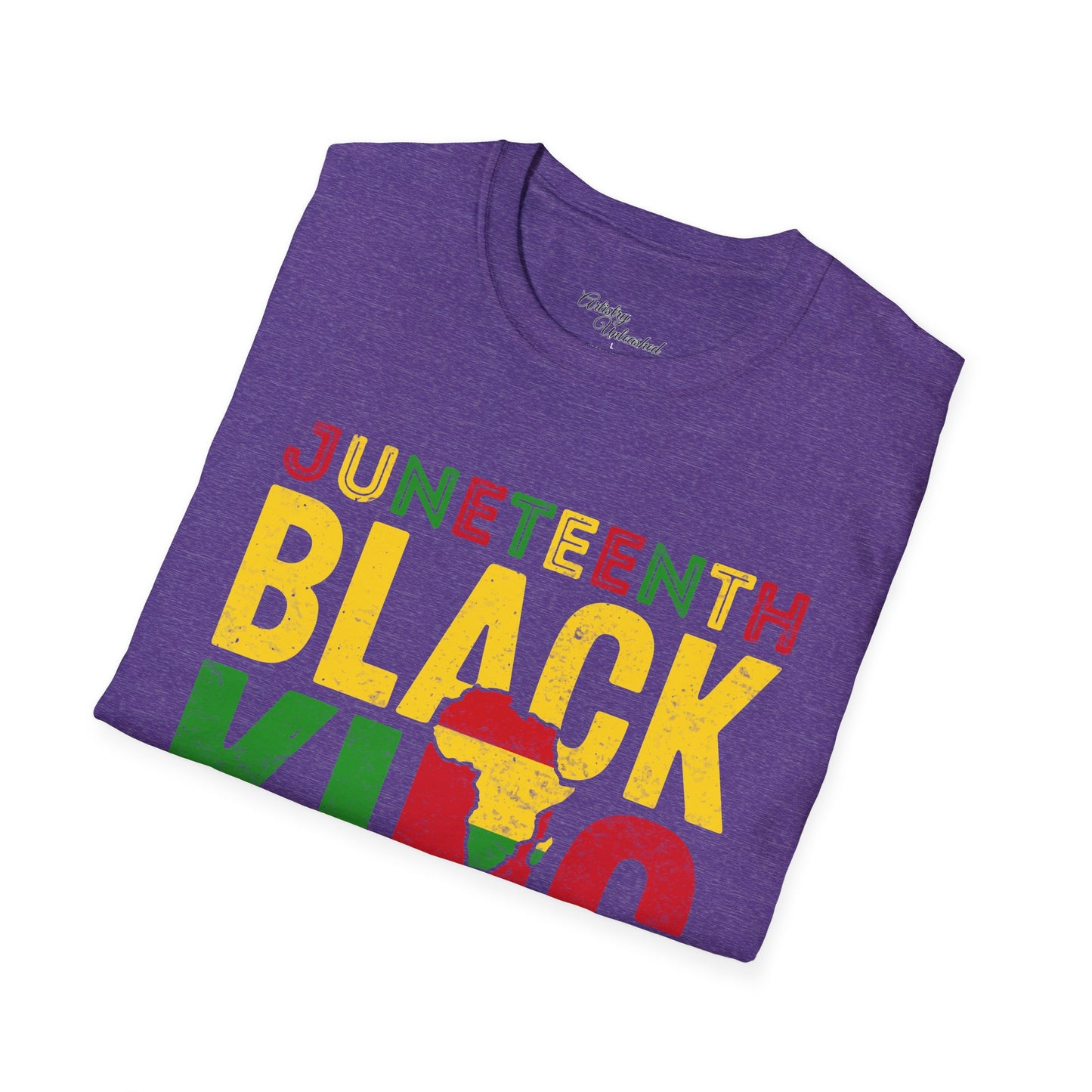 Black King Juneteenth Unisex Softstyle T-Shirt