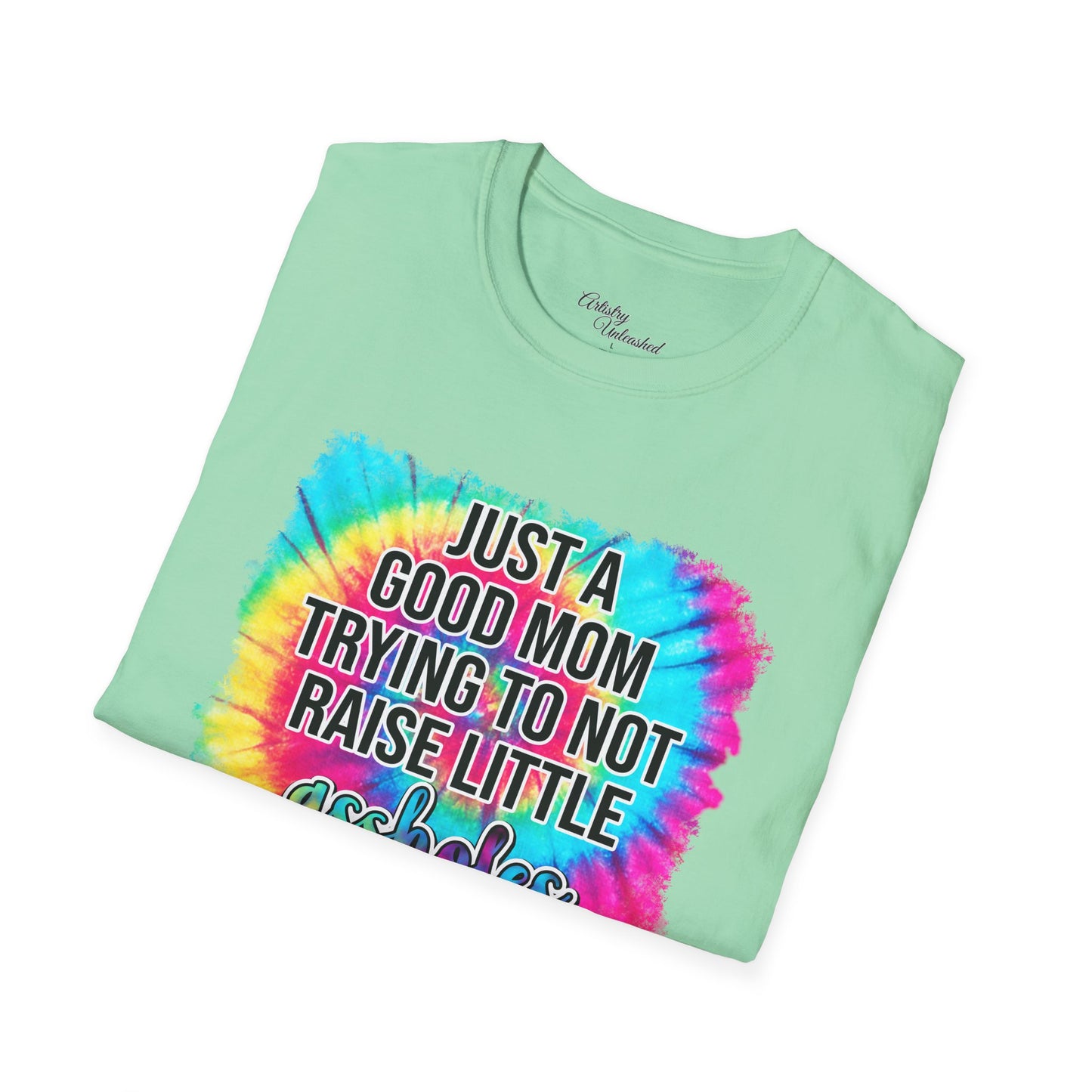 Sassy Mom Tye Dye Unisex Softstyle T-Shirt