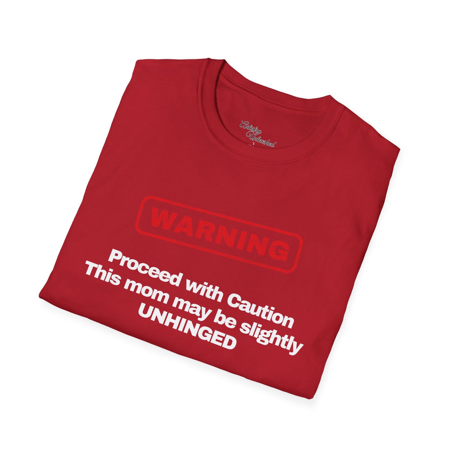 Warning Unisex Softstyle T-Shirt