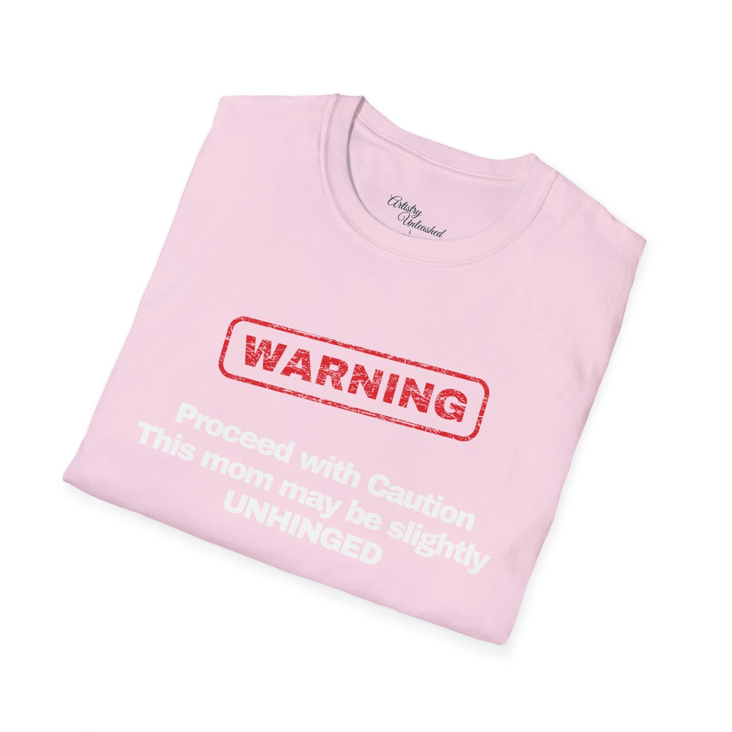 Warning Unisex Softstyle T-Shirt