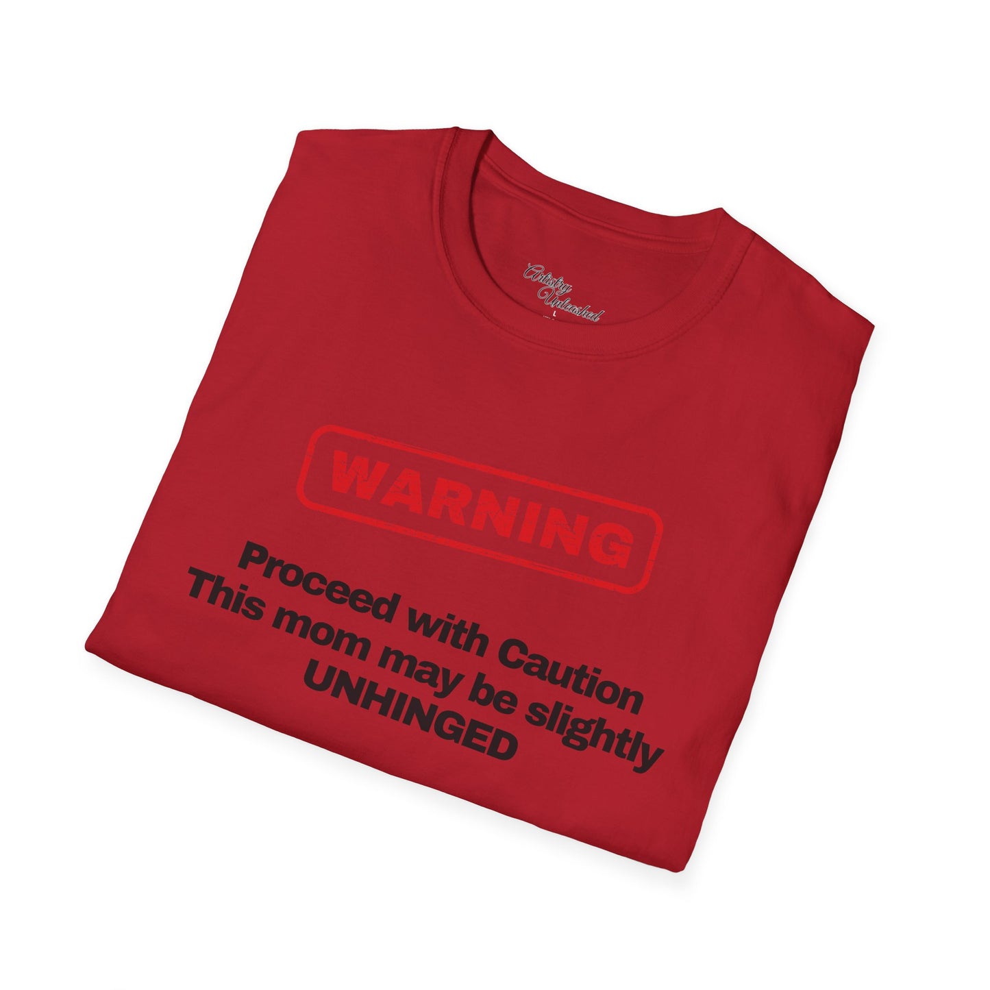 Warning Unisex Softstyle T-Shirt