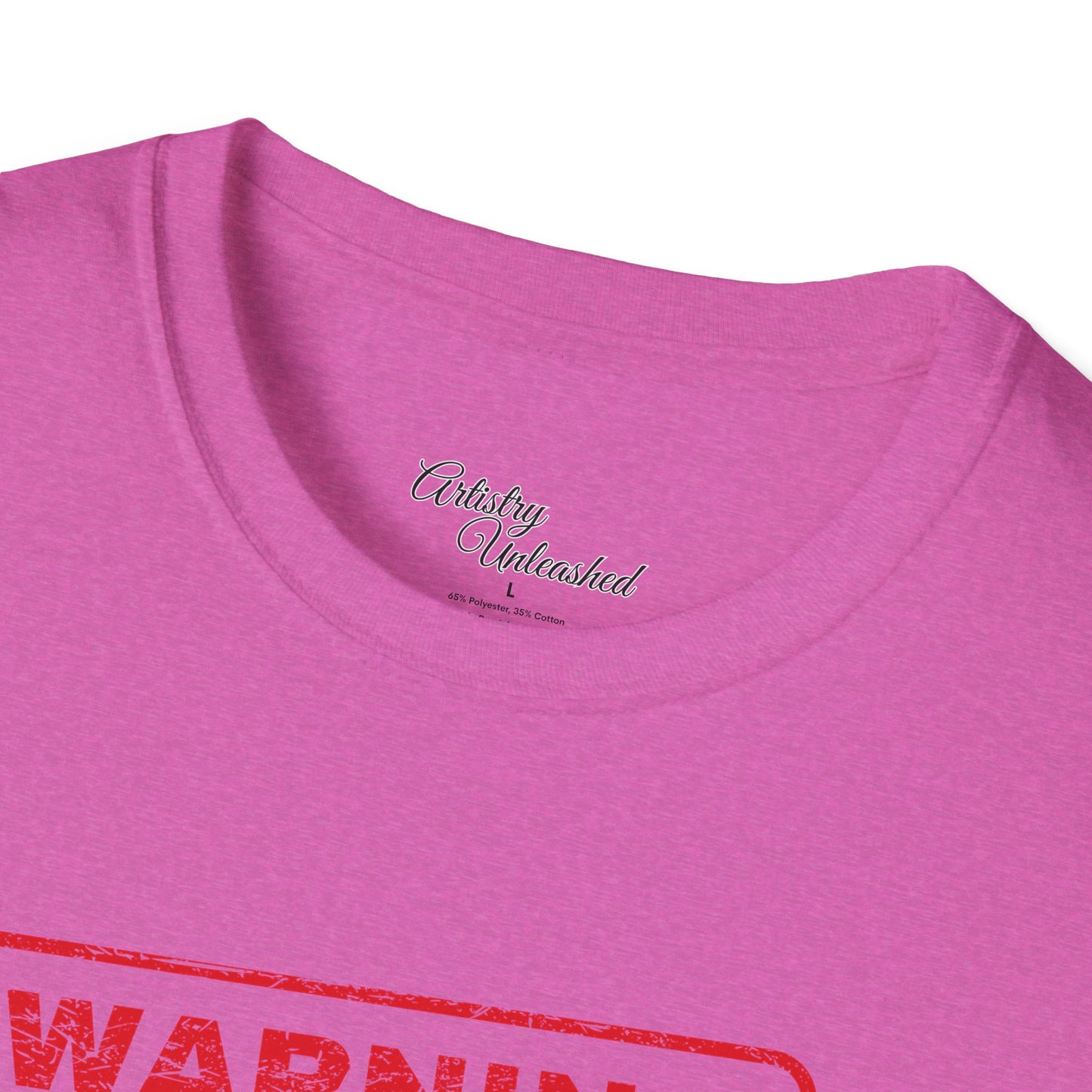 Warning Unisex Softstyle T-Shirt