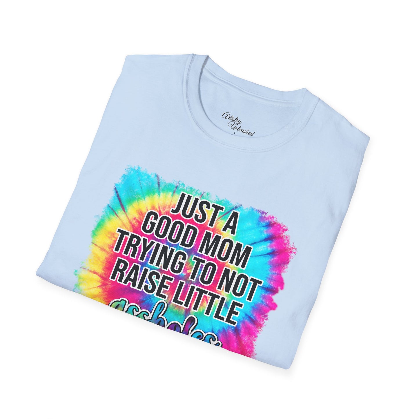 Sassy Mom Tye Dye Unisex Softstyle T-Shirt