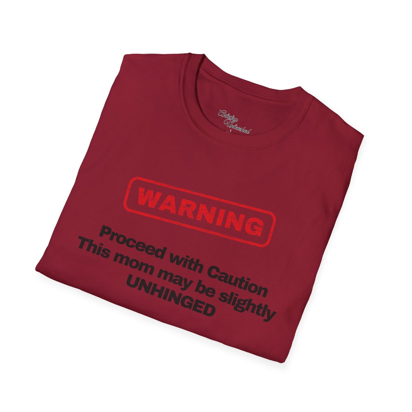 Warning Unisex Softstyle T-Shirt