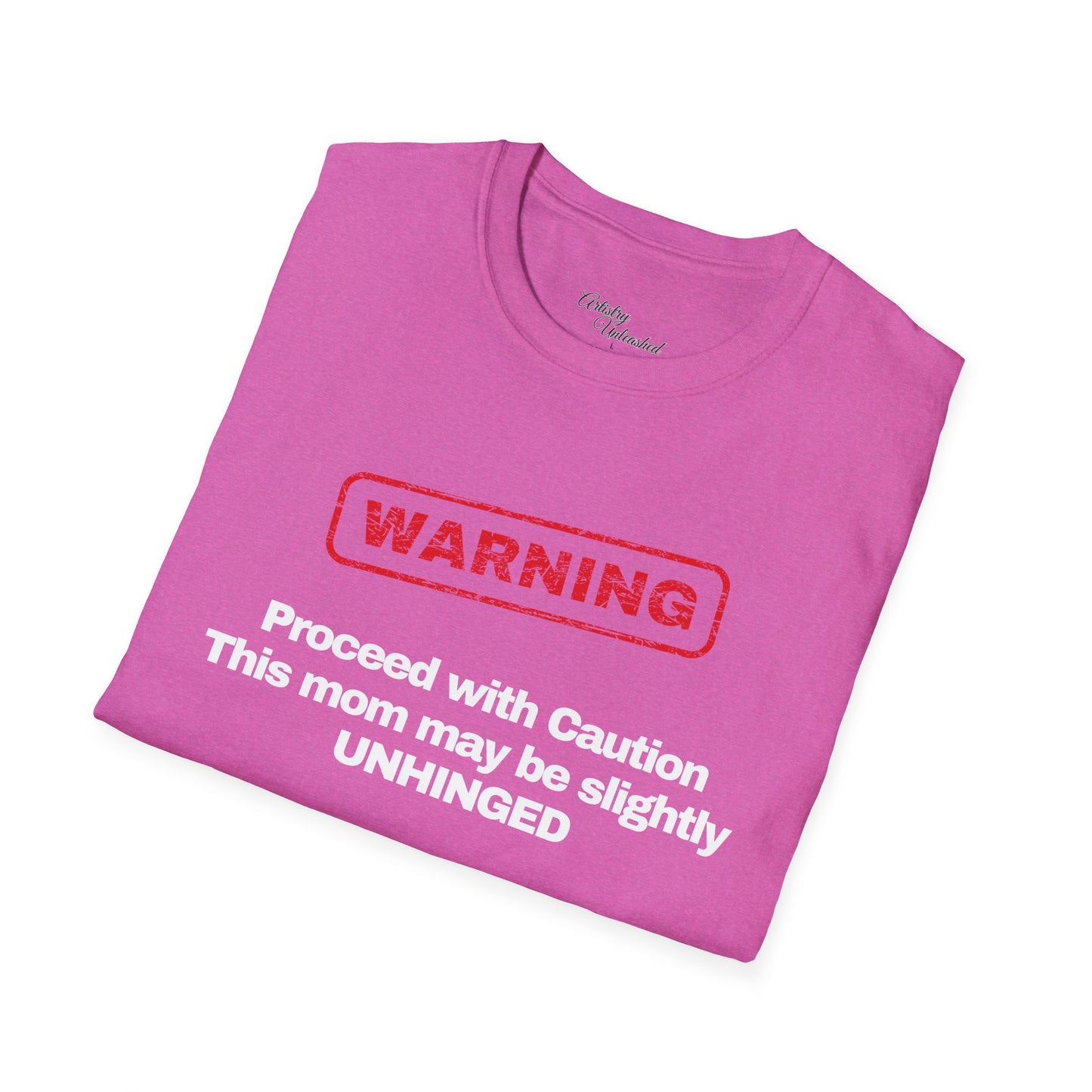 Warning Unisex Softstyle T-Shirt