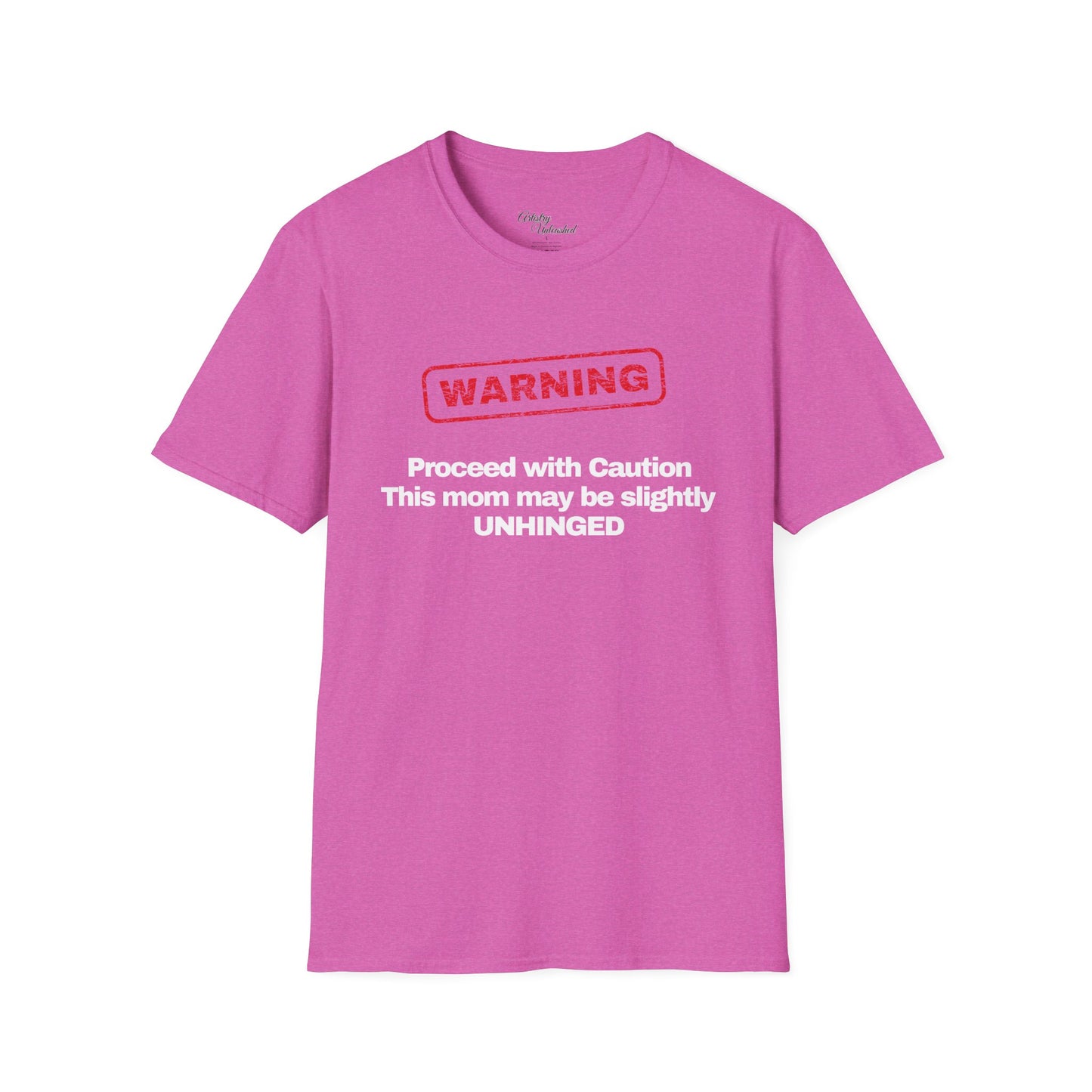 Warning Unisex Softstyle T-Shirt