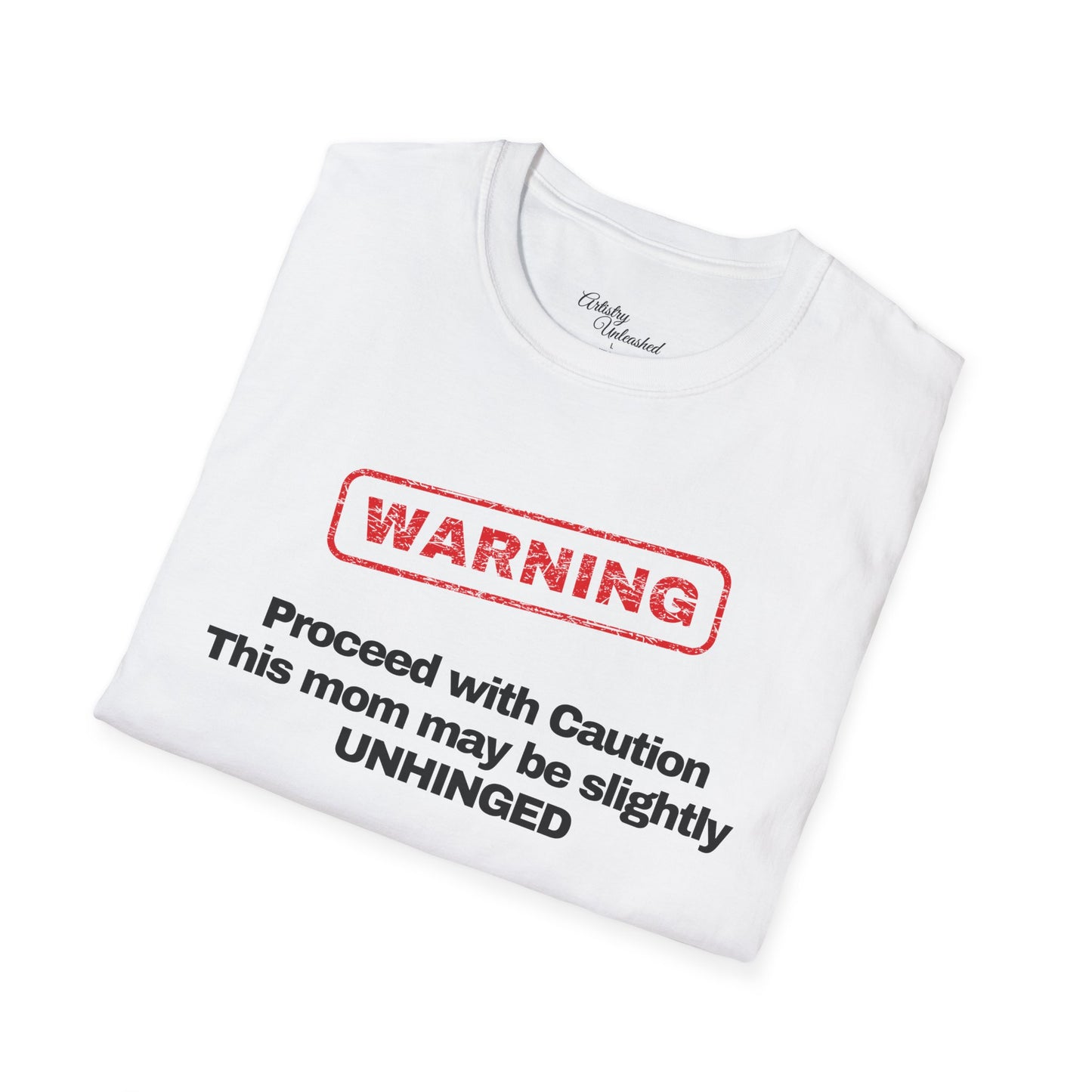 Warning Unisex Softstyle T-Shirt