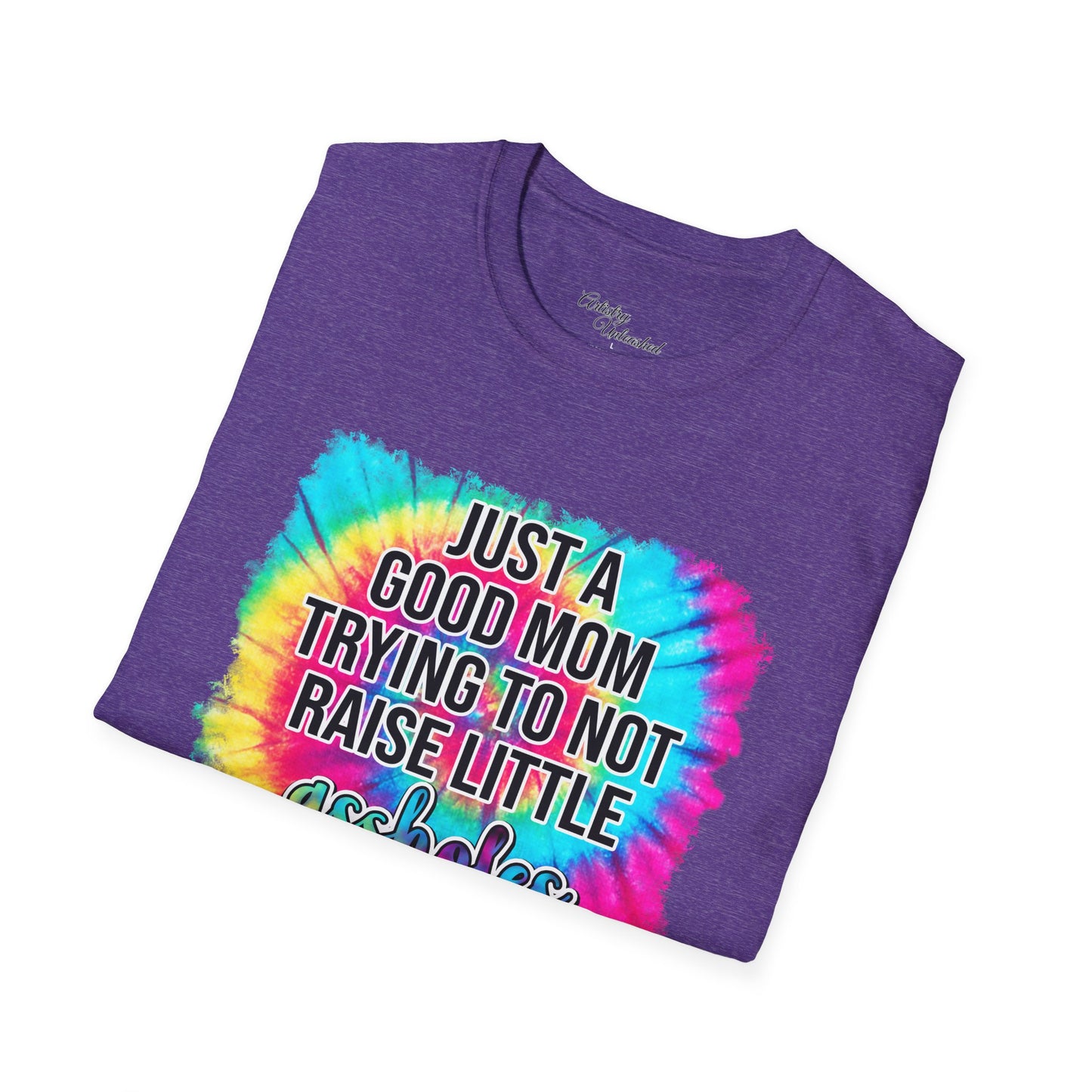 Sassy Mom Tye Dye Unisex Softstyle T-Shirt