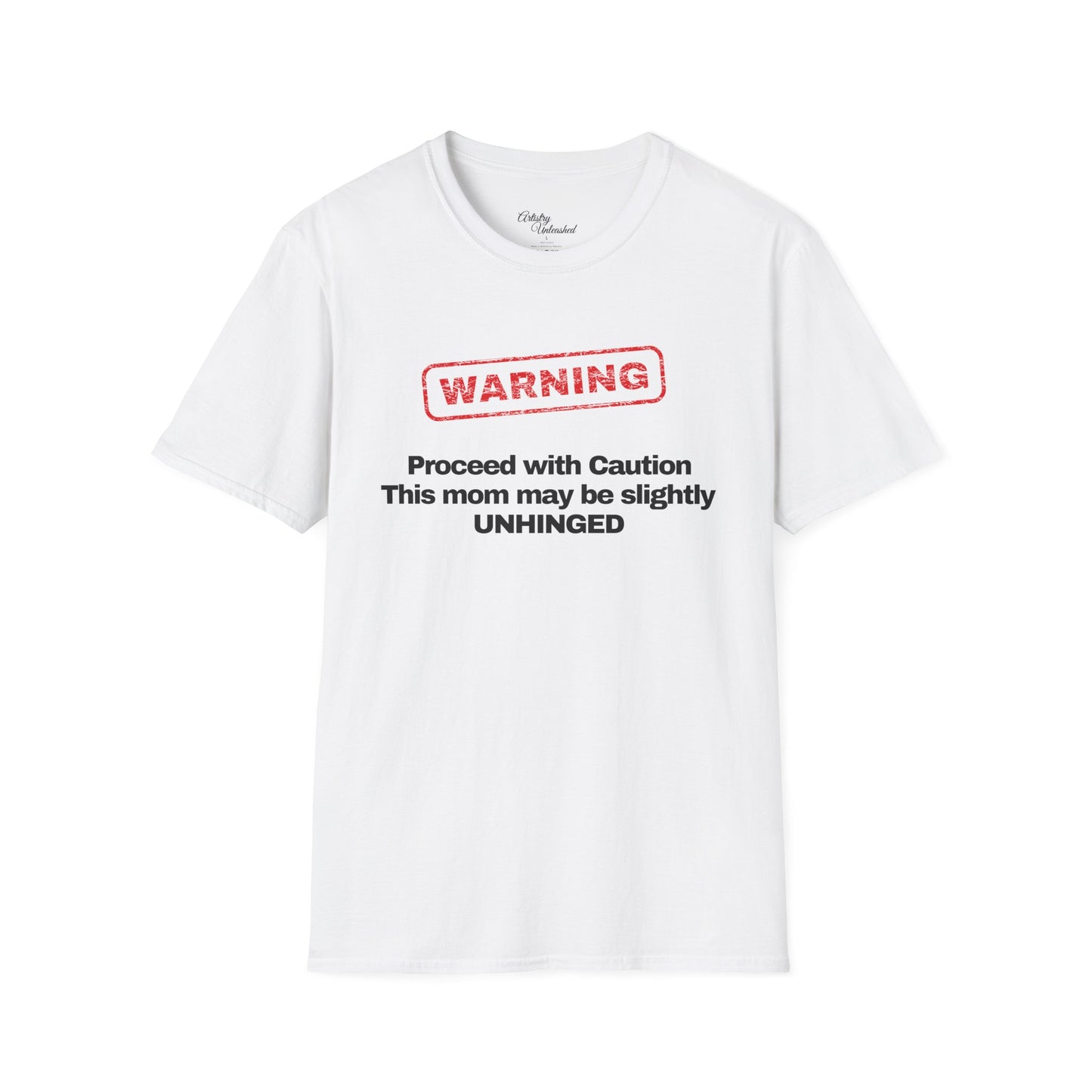 Warning Unisex Softstyle T-Shirt