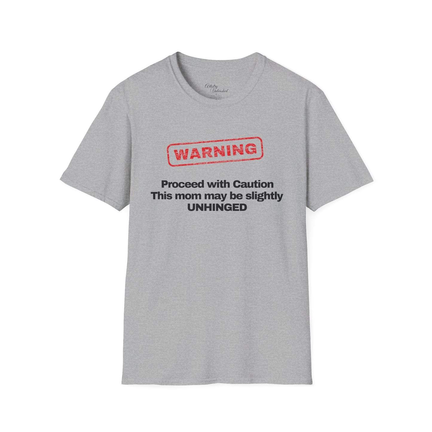 Warning Unisex Softstyle T-Shirt