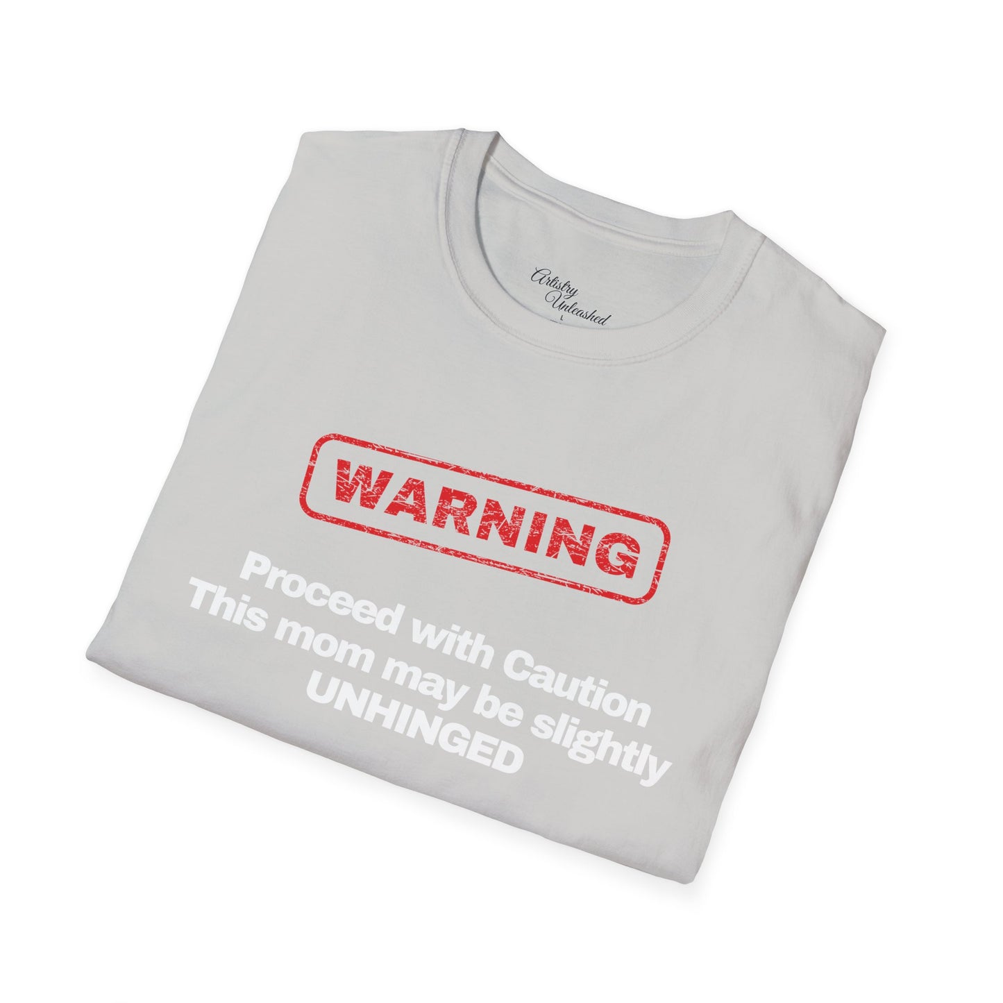 Warning Unisex Softstyle T-Shirt