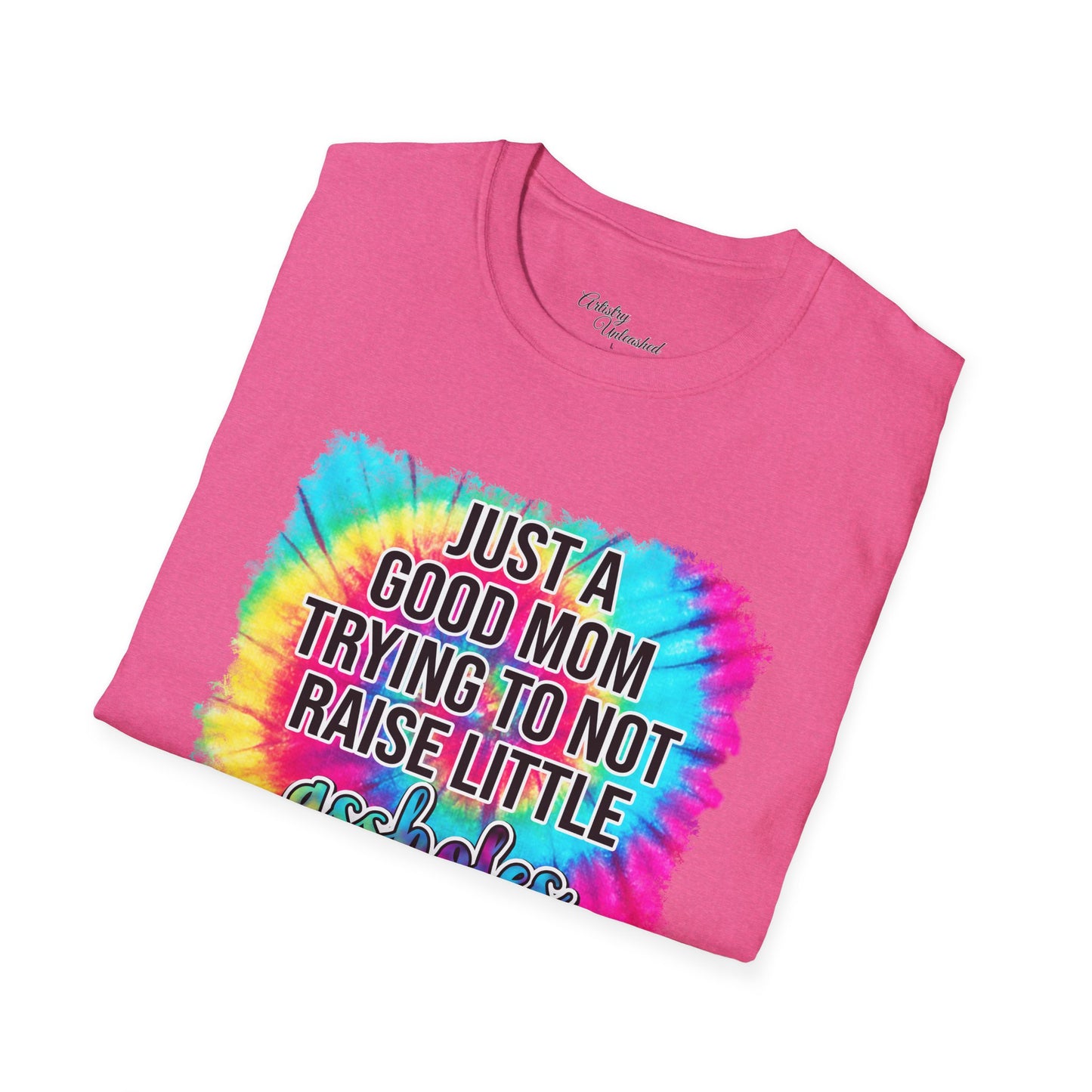 Sassy Mom Tye Dye Unisex Softstyle T-Shirt