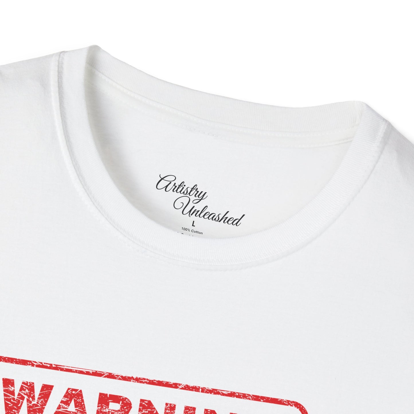 Warning Unisex Softstyle T-Shirt