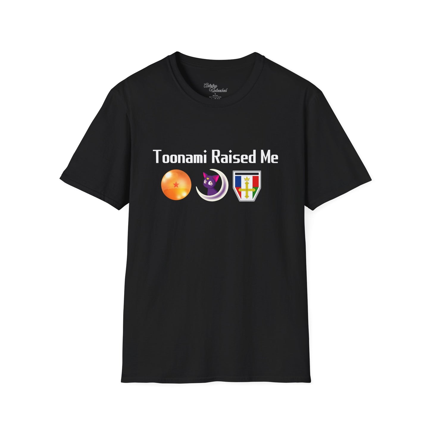 Toonami Raised Me White Unisex Softstyle T-Shirt