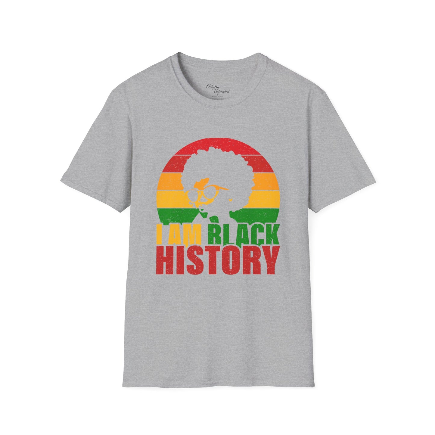 I Am Black History Unisex Softstyle T-Shirt