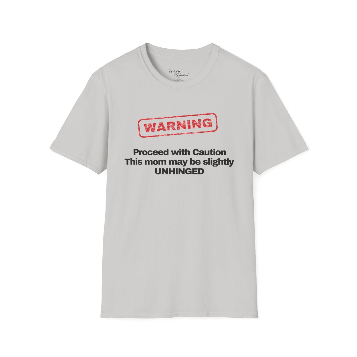 Warning Unisex Softstyle T-Shirt