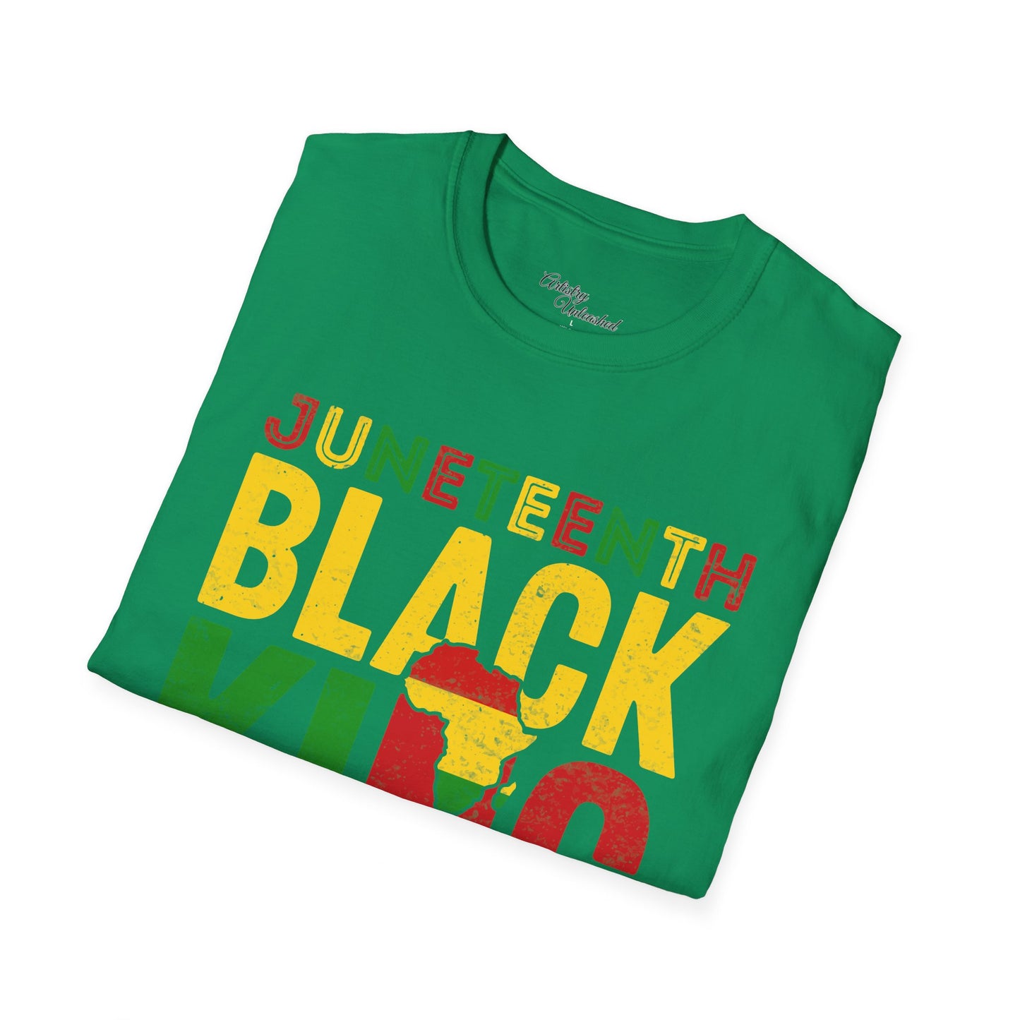 Black King Juneteenth Unisex Softstyle T-Shirt
