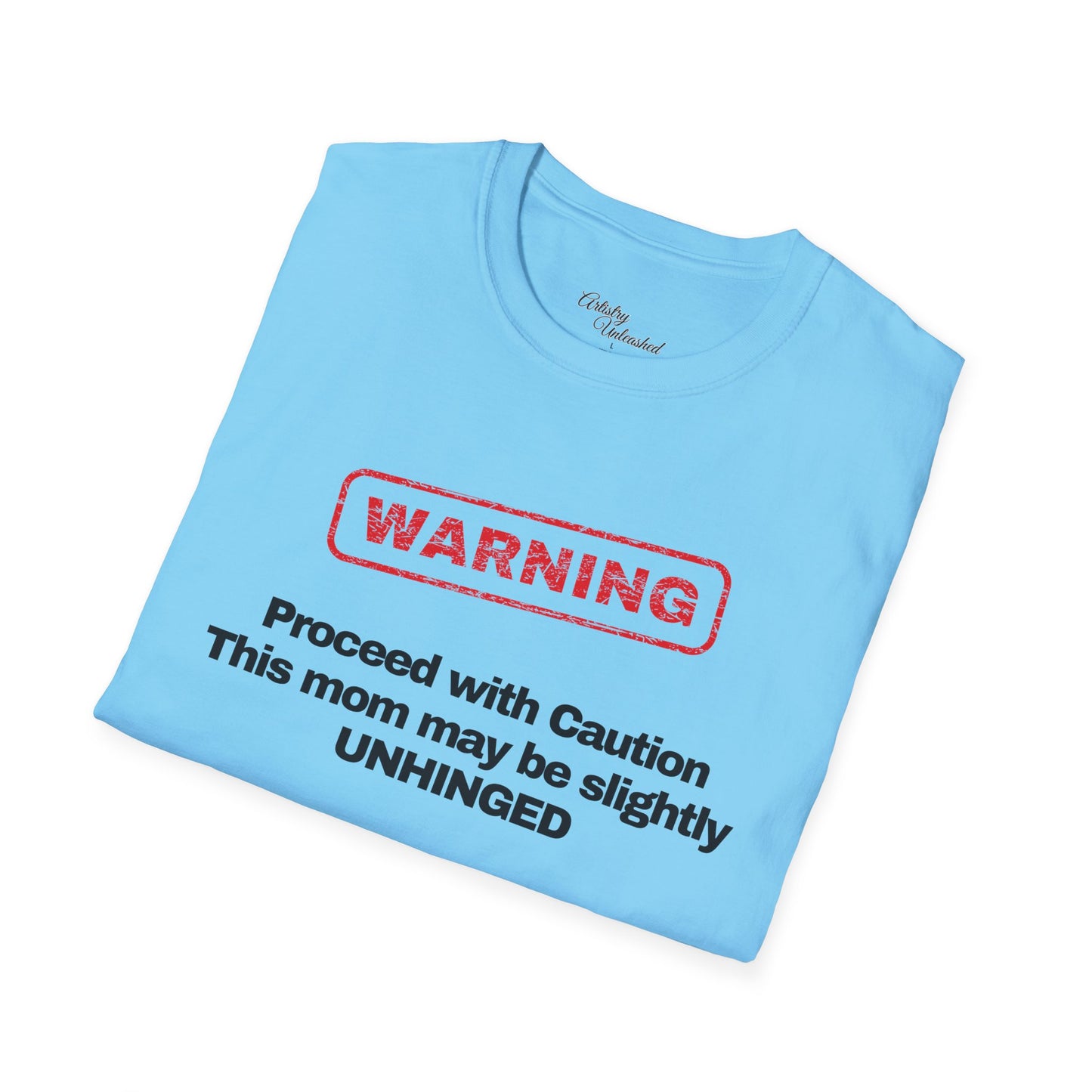 Warning Unisex Softstyle T-Shirt