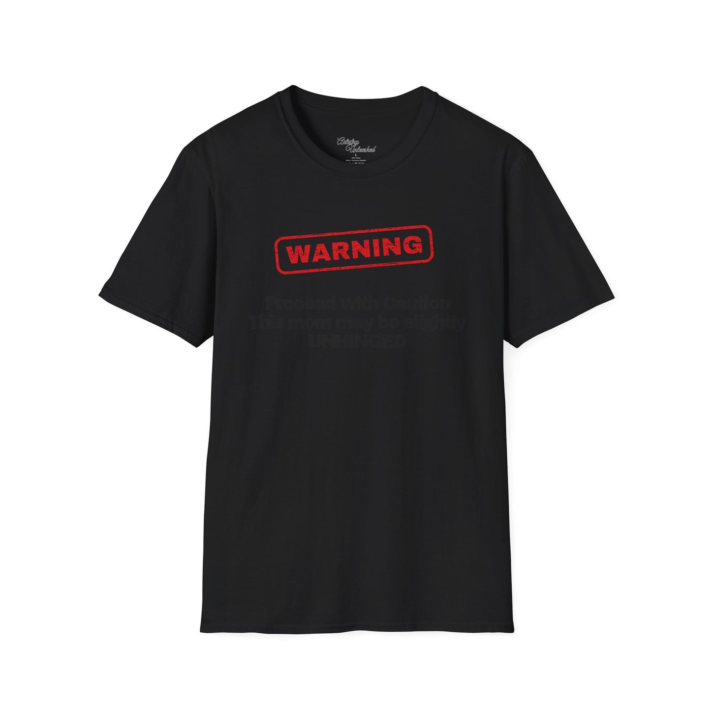 Warning Unisex Softstyle T-Shirt