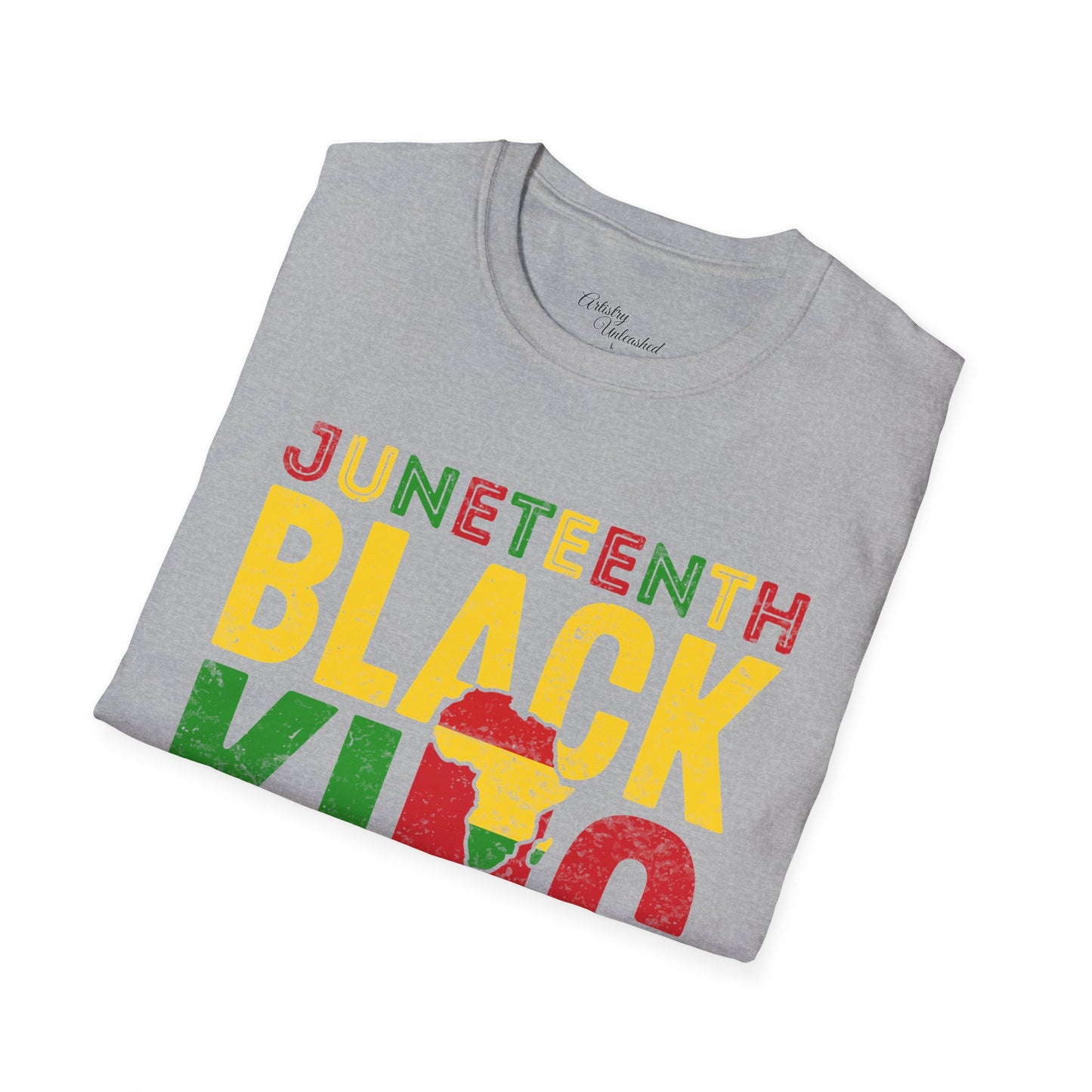 Black King Juneteenth Unisex Softstyle T-Shirt