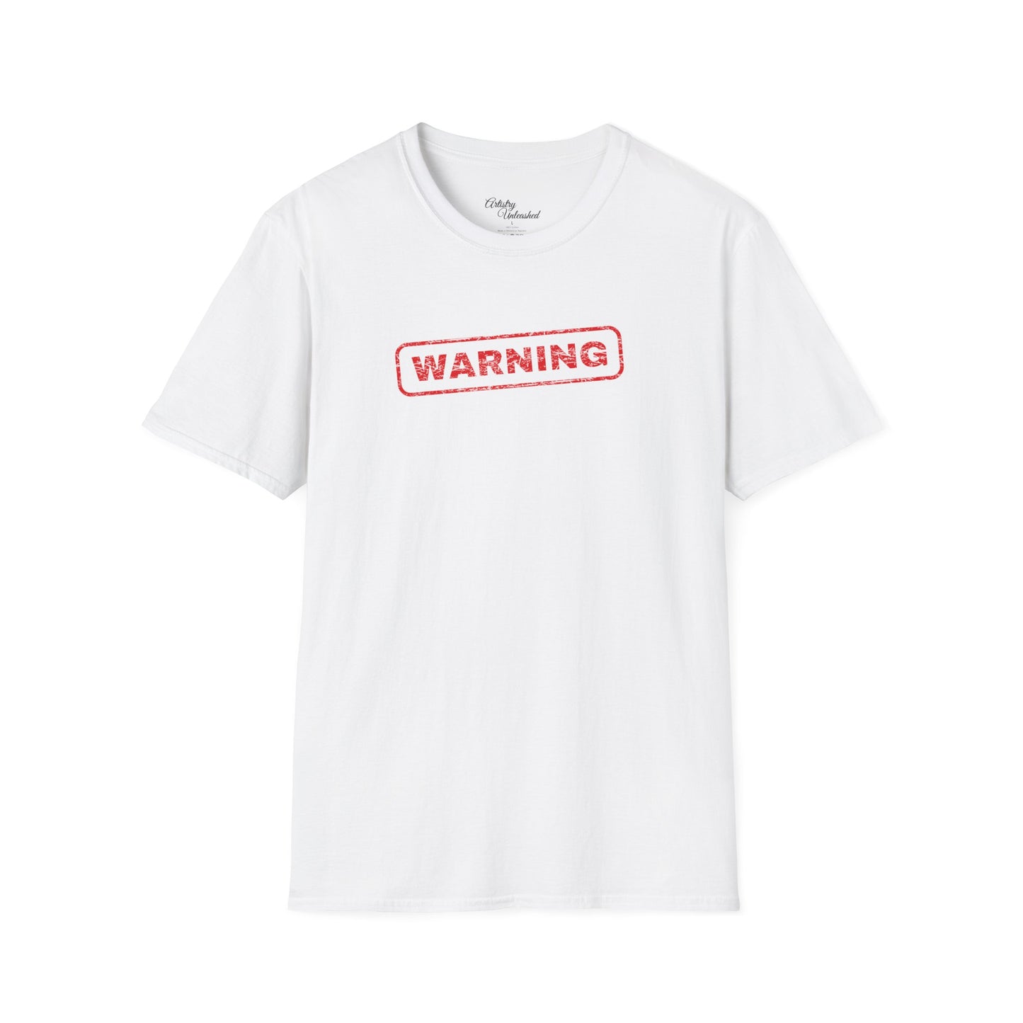 Warning Unisex Softstyle T-Shirt