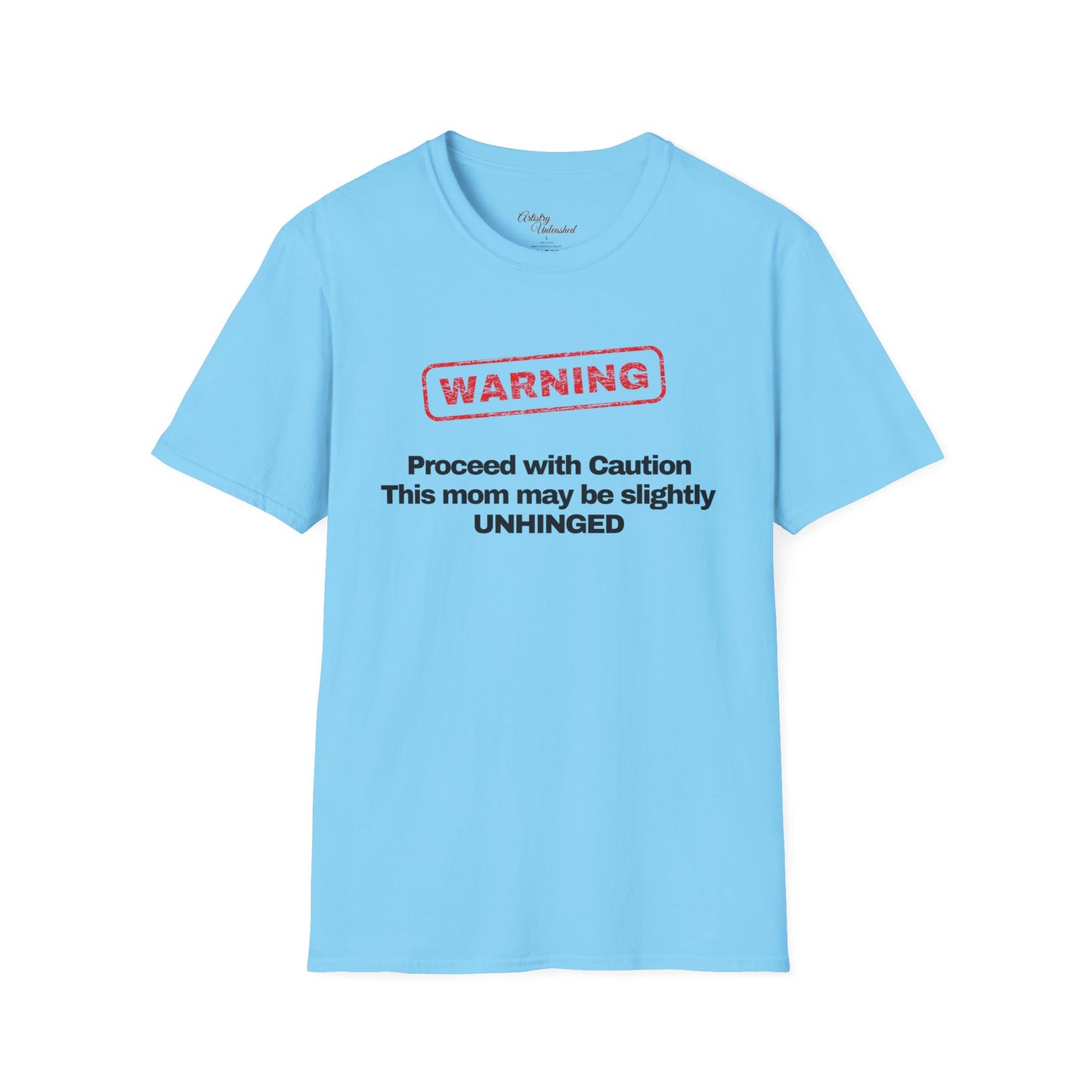 Warning Unisex Softstyle T-Shirt