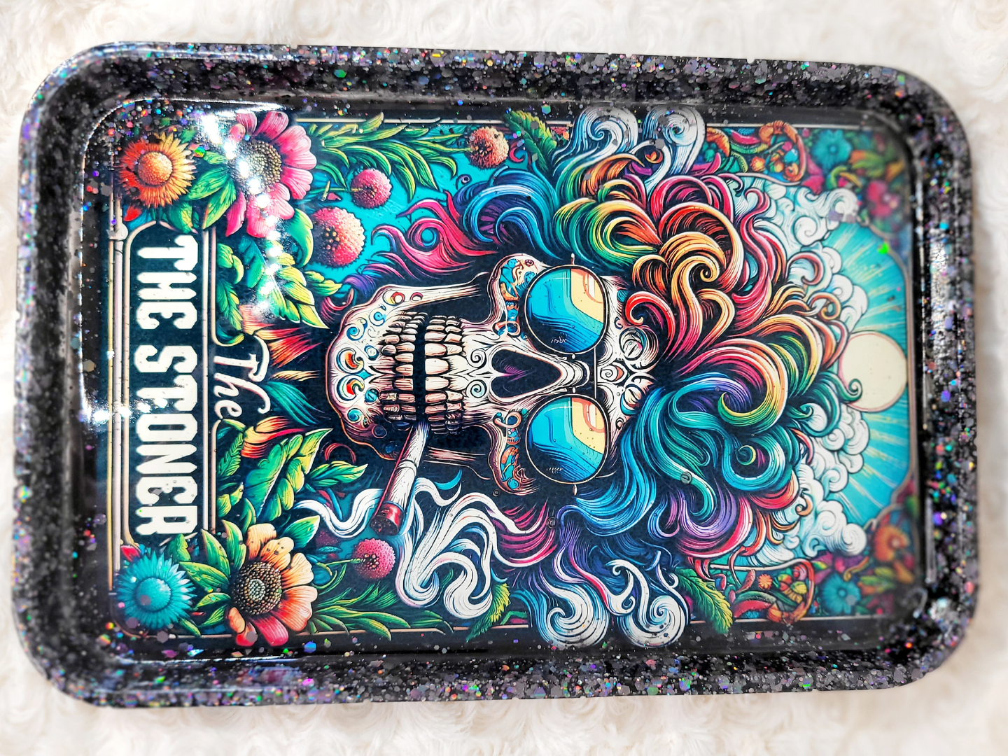 Stoner Tarot Card Resin Tray