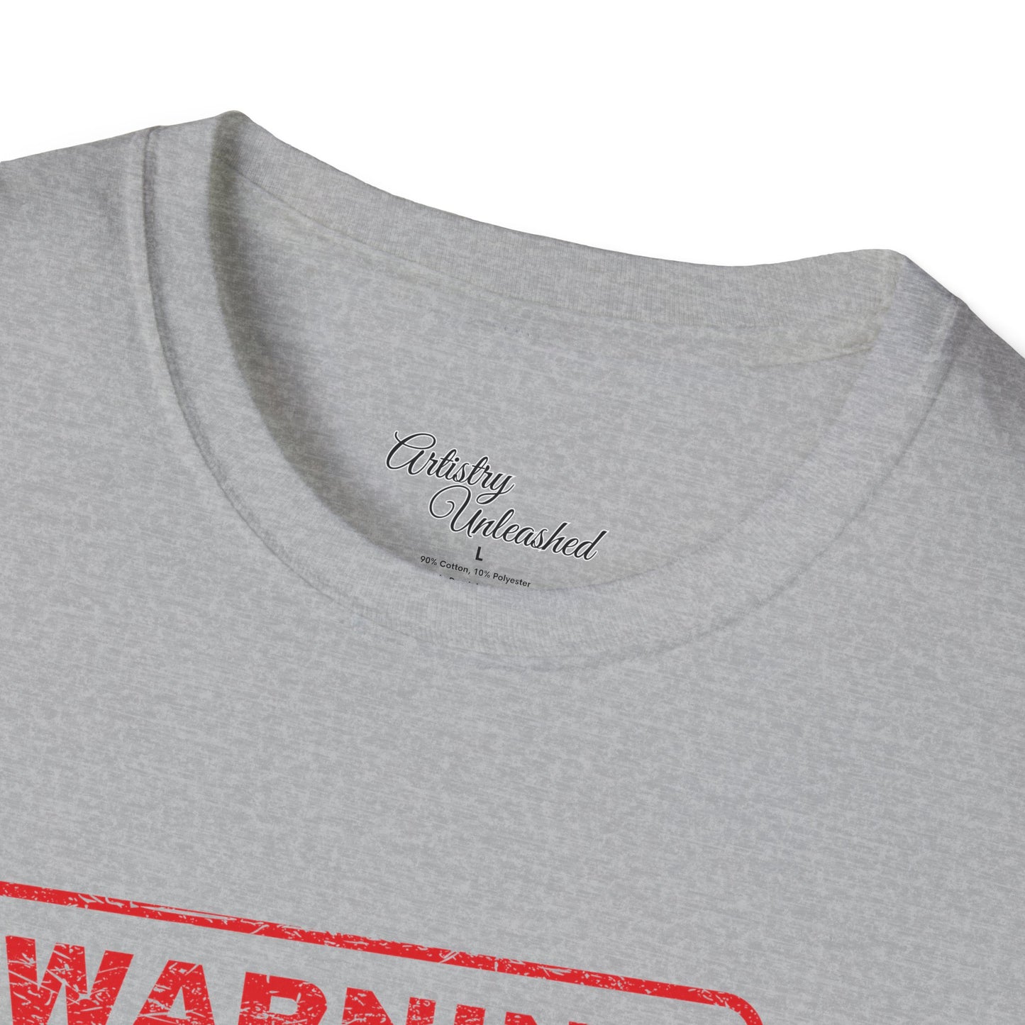 Warning Unisex Softstyle T-Shirt