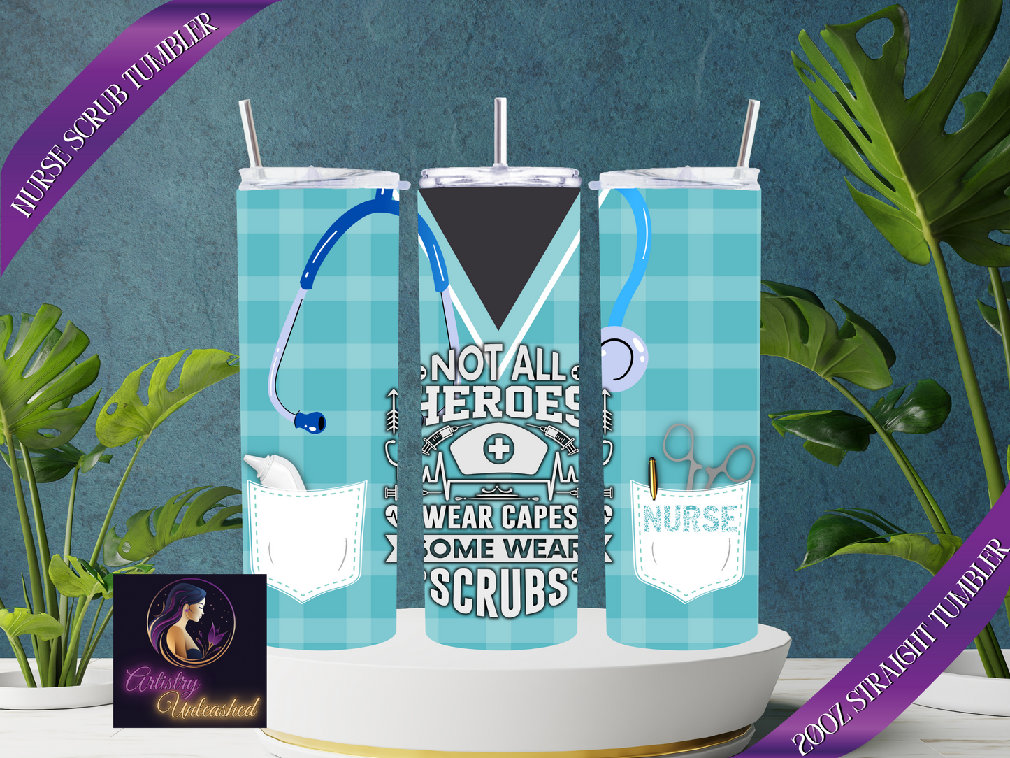 Nurse Scrubs 20 oz Tumbler