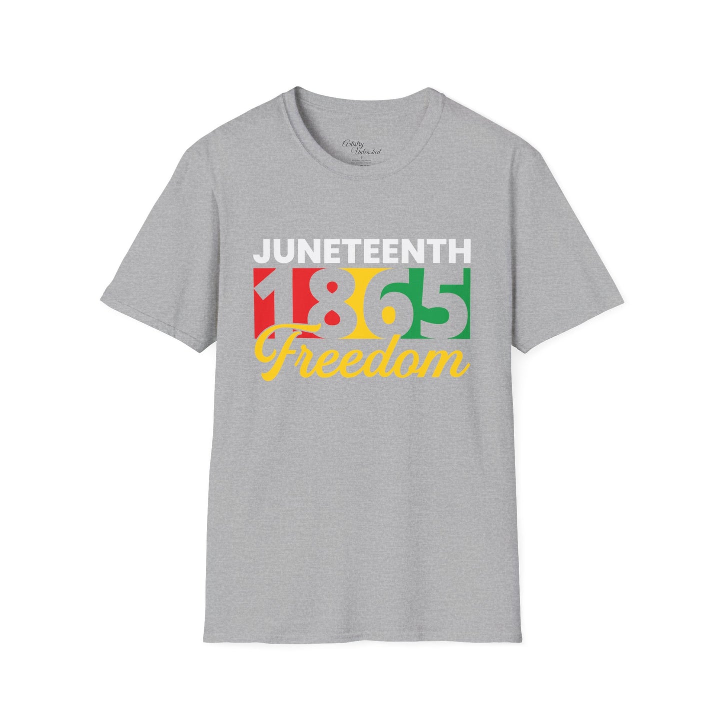 Juneteenth 1865 Freedom Unisex Softstyle T-Shirt
