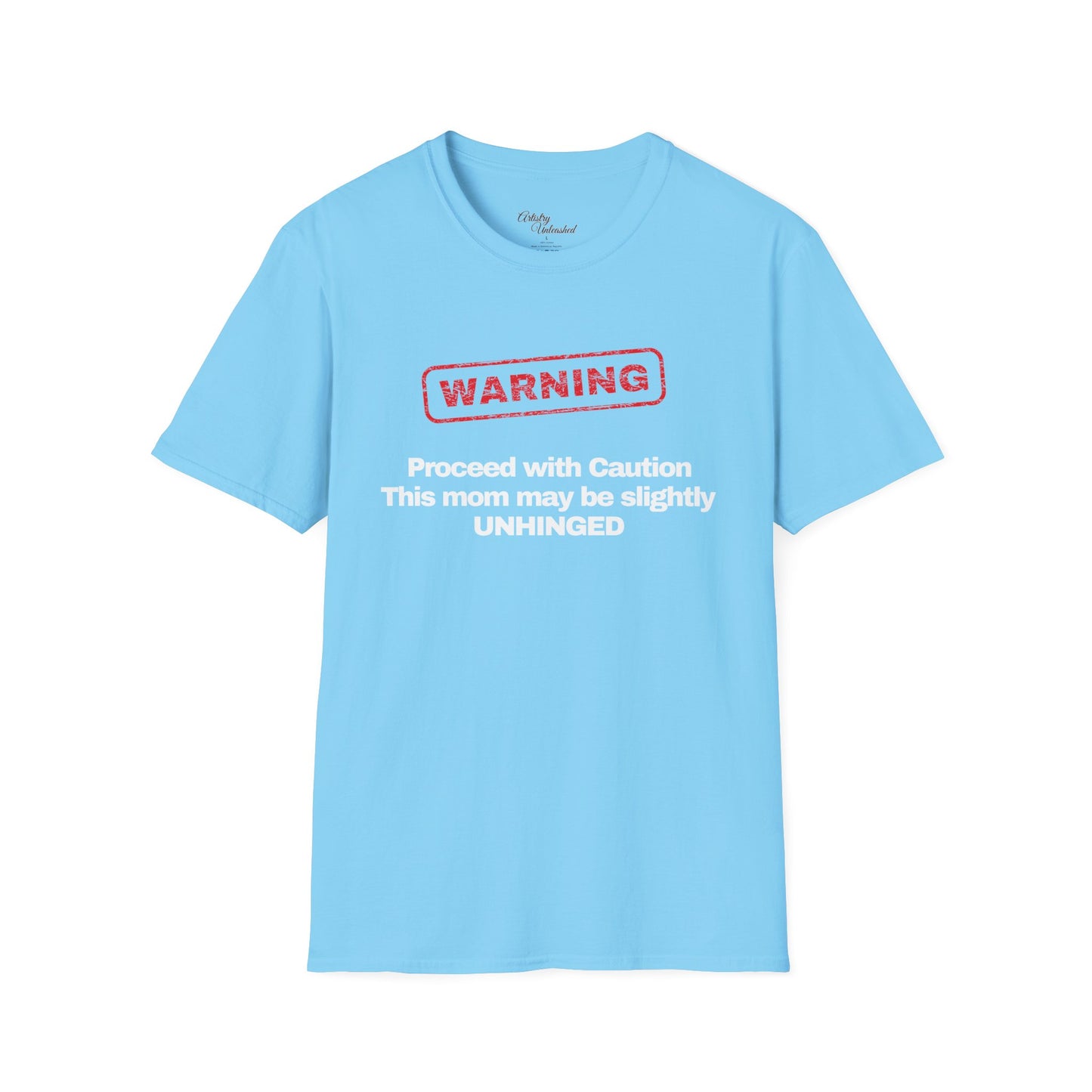 Warning Unisex Softstyle T-Shirt