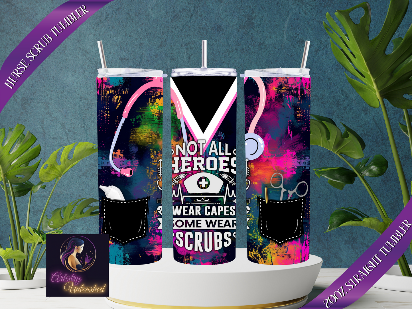 Nurse Scrubs 20 oz Tumbler