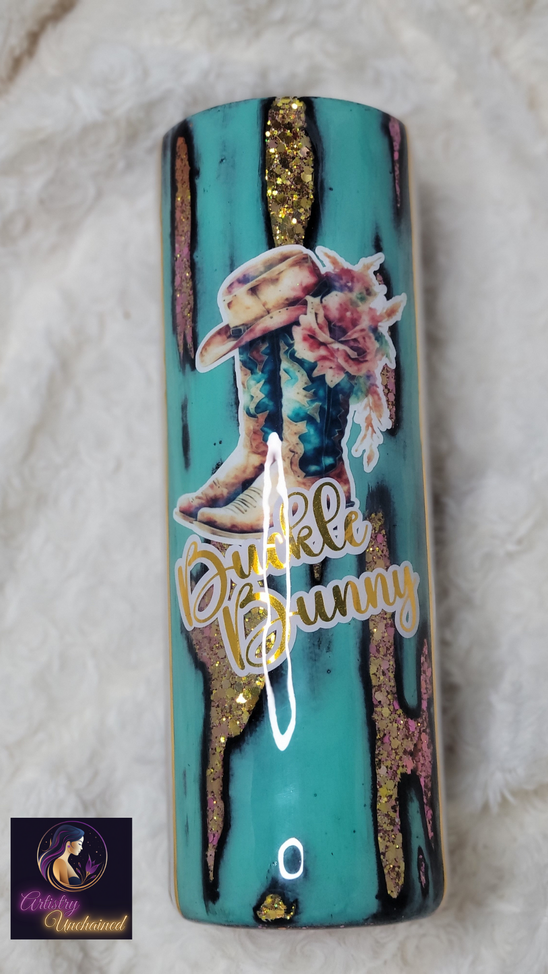 Buckle Bunny Rustic, Western Inspired 30 oz Tumbler