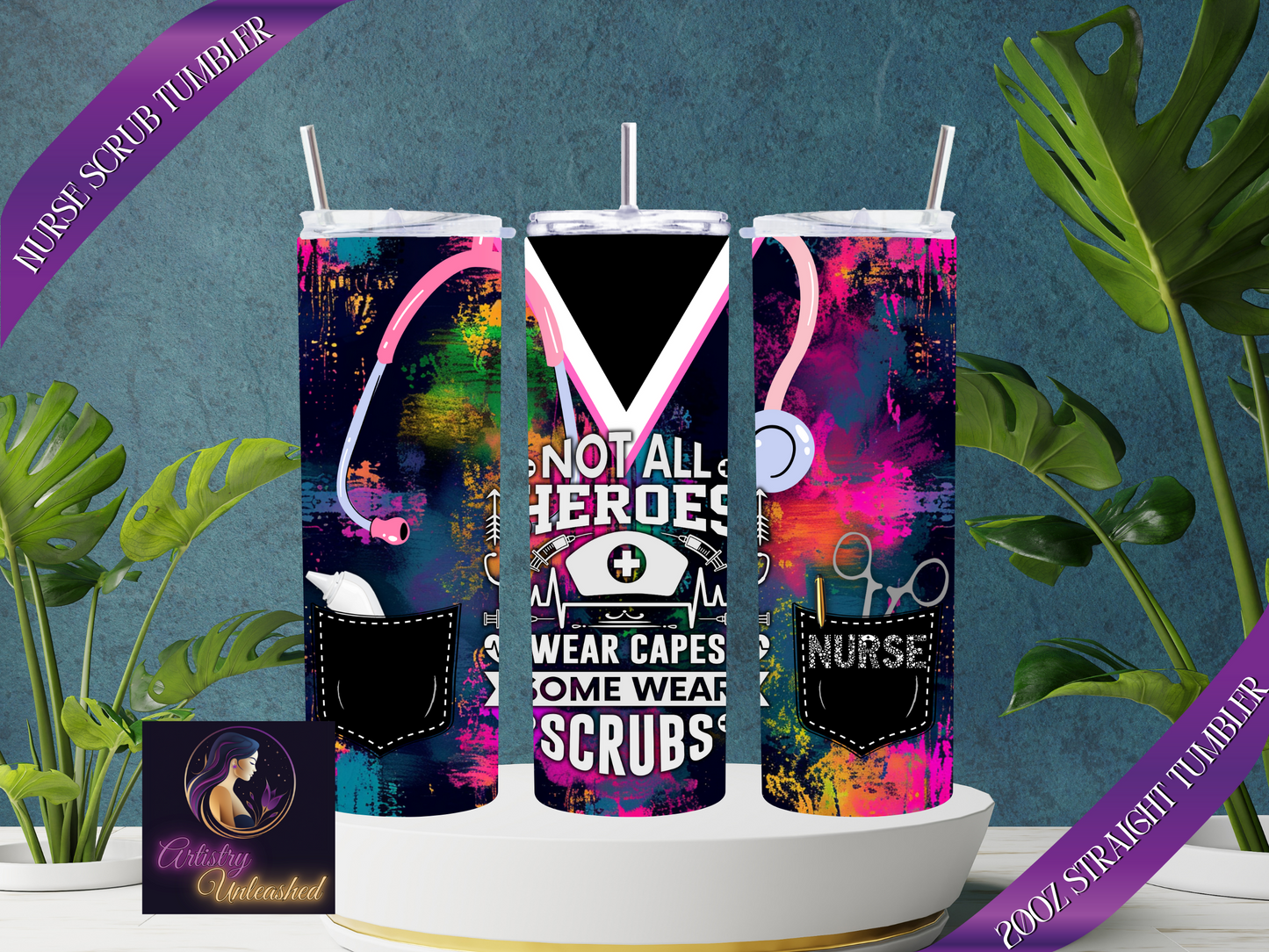 Nurse Scrubs 20 oz Tumbler