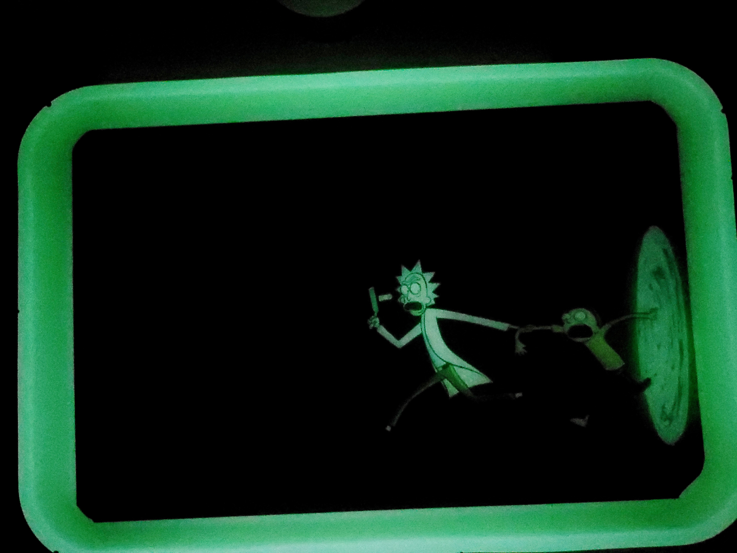 Rick and Morty Inspired Resin Tray