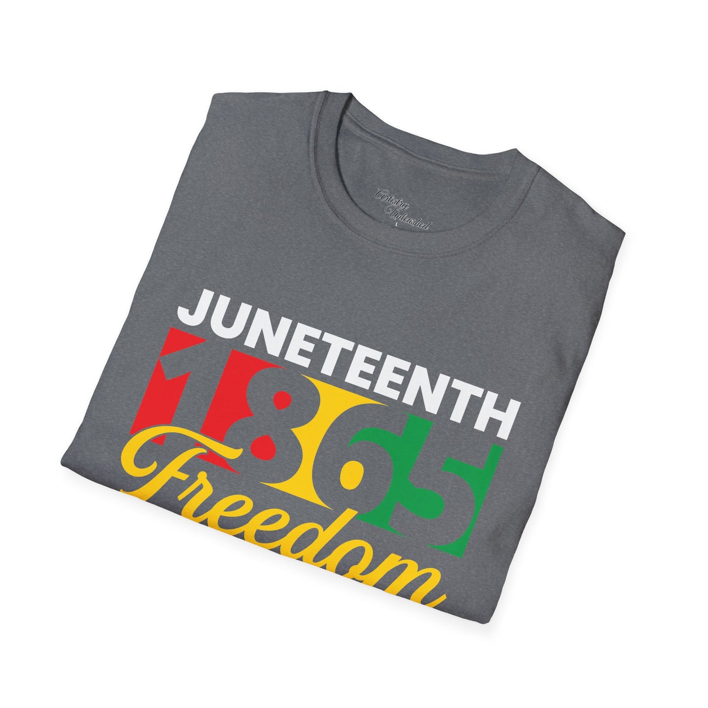 Juneteenth 1865 Freedom Unisex Softstyle T-Shirt