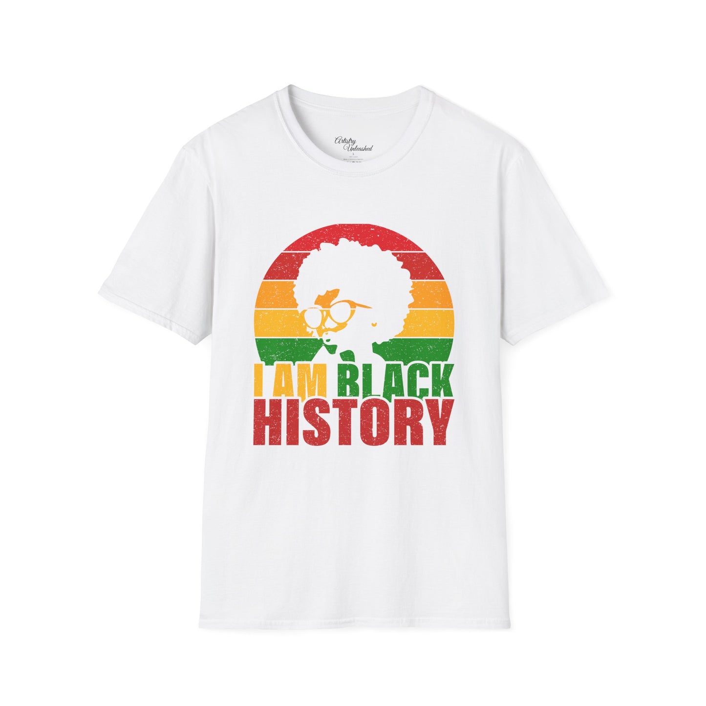 I Am Black History Unisex Softstyle T-Shirt