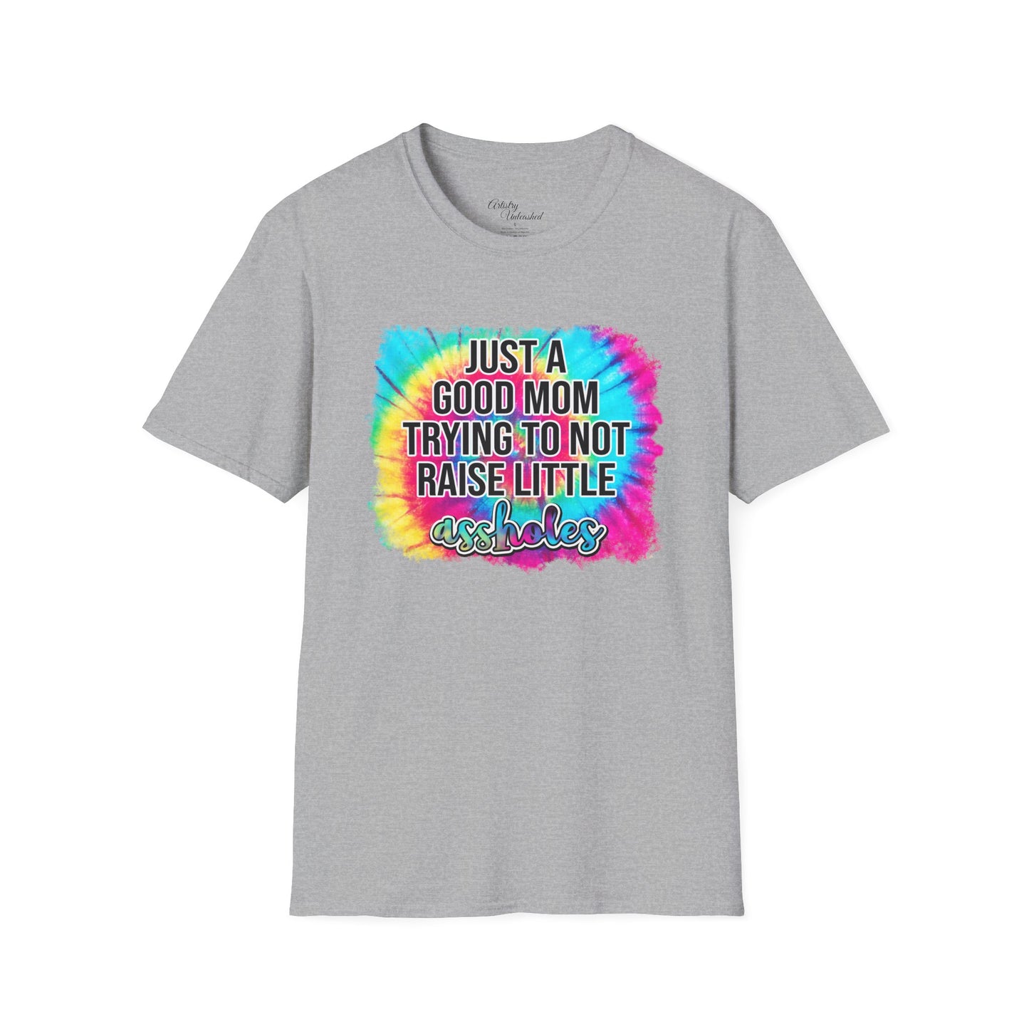 Sassy Mom Tye Dye Unisex Softstyle T-Shirt