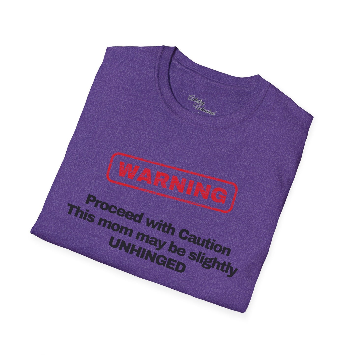 Warning Unisex Softstyle T-Shirt