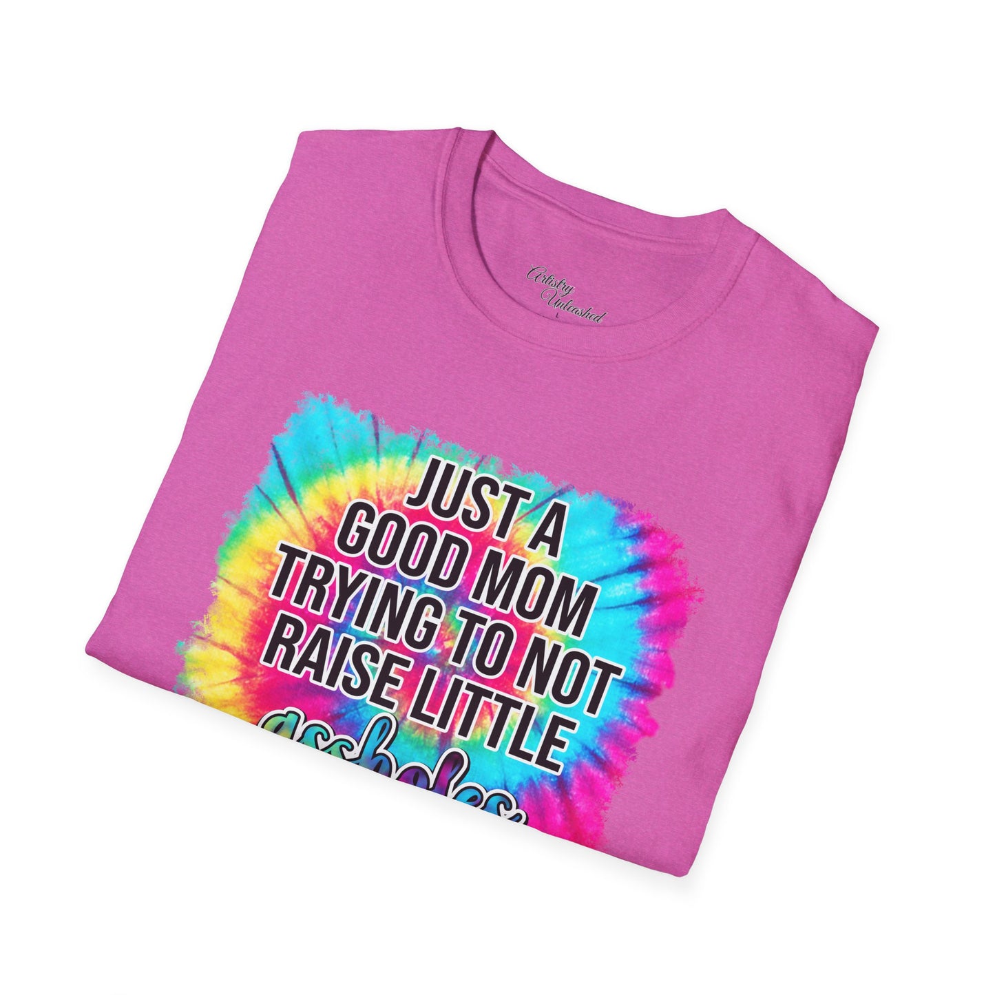 Sassy Mom Tye Dye Unisex Softstyle T-Shirt