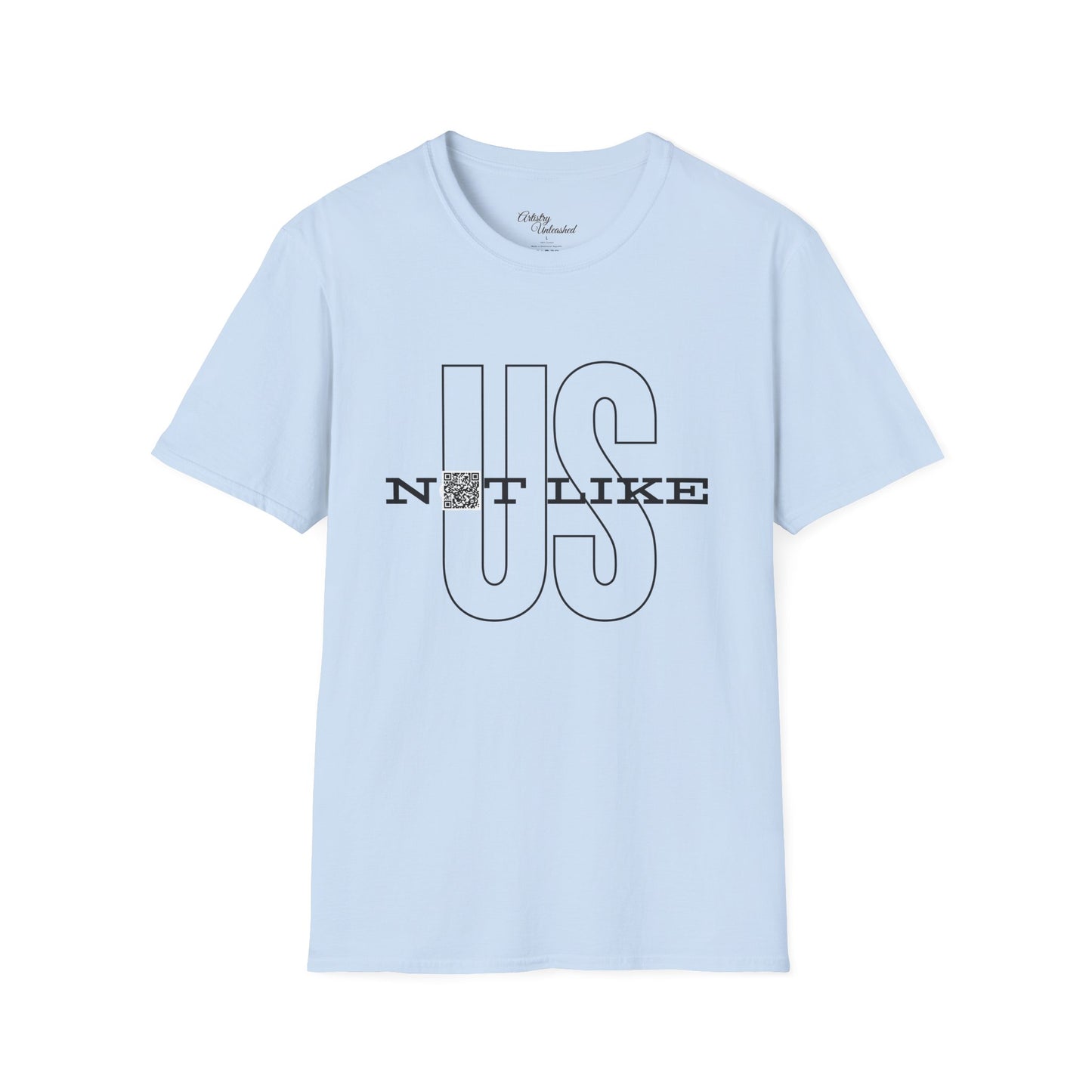 Not Like Us QR Unisex Softstyle T-Shirt