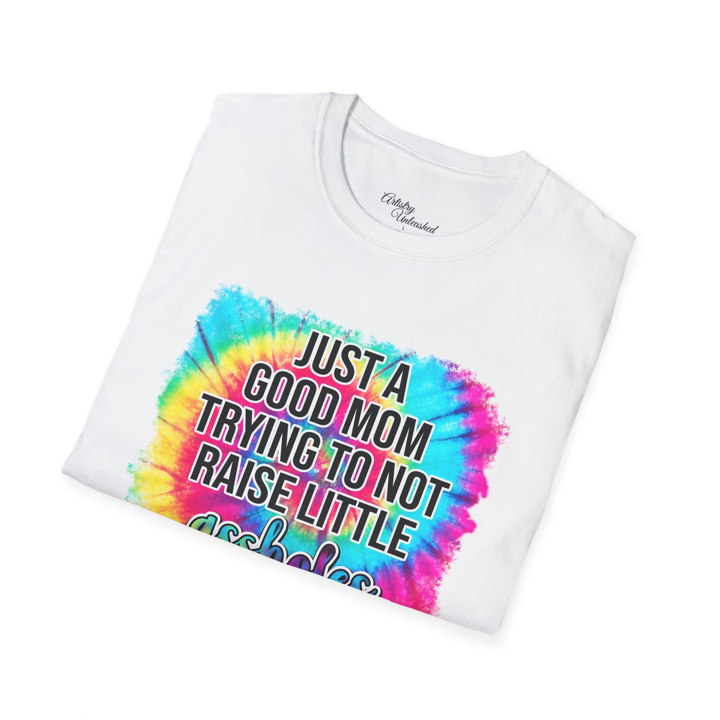 Sassy Mom Tye Dye Unisex Softstyle T-Shirt