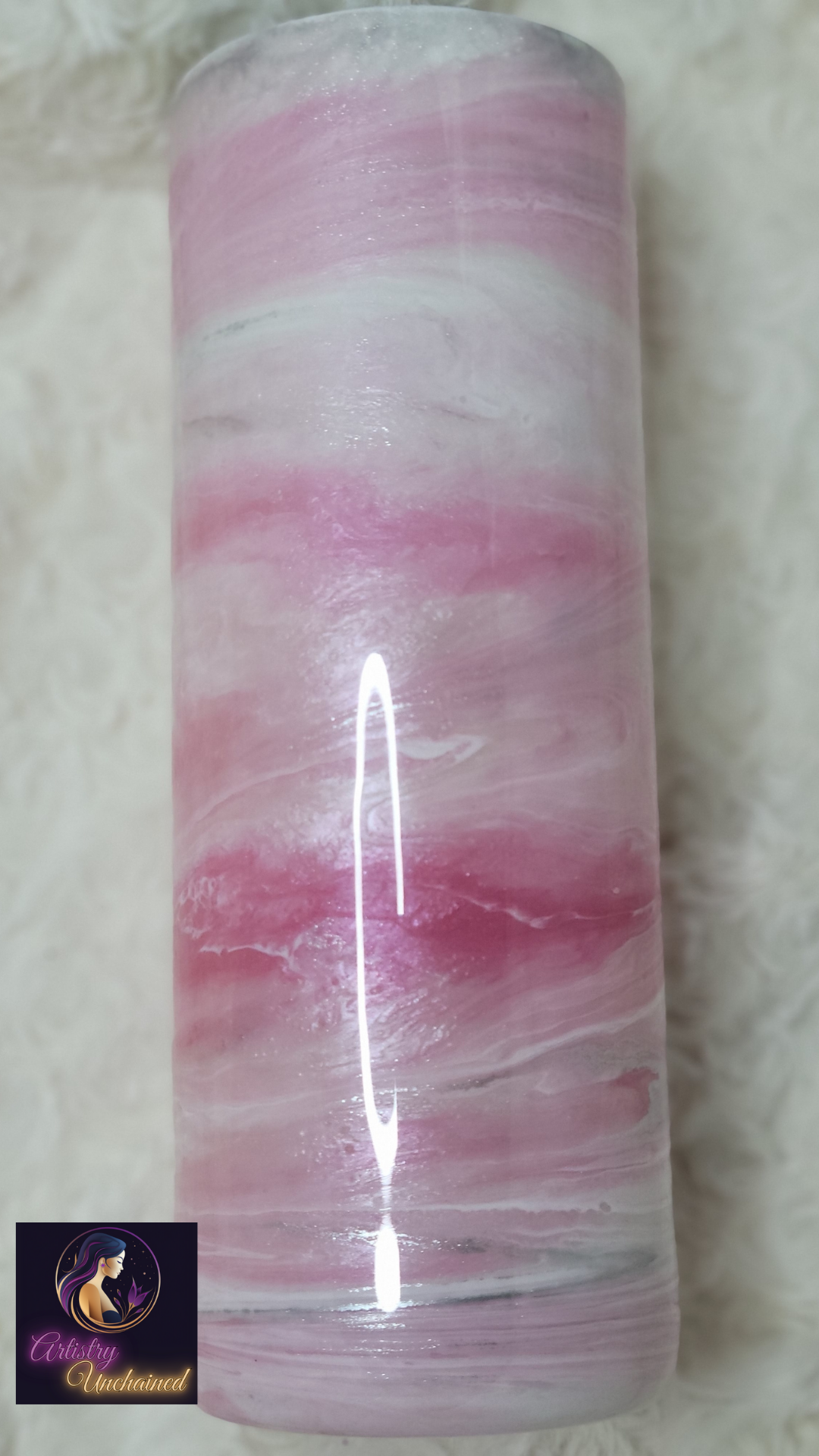 Rose Quartz Inspired 20 oz Tumbler