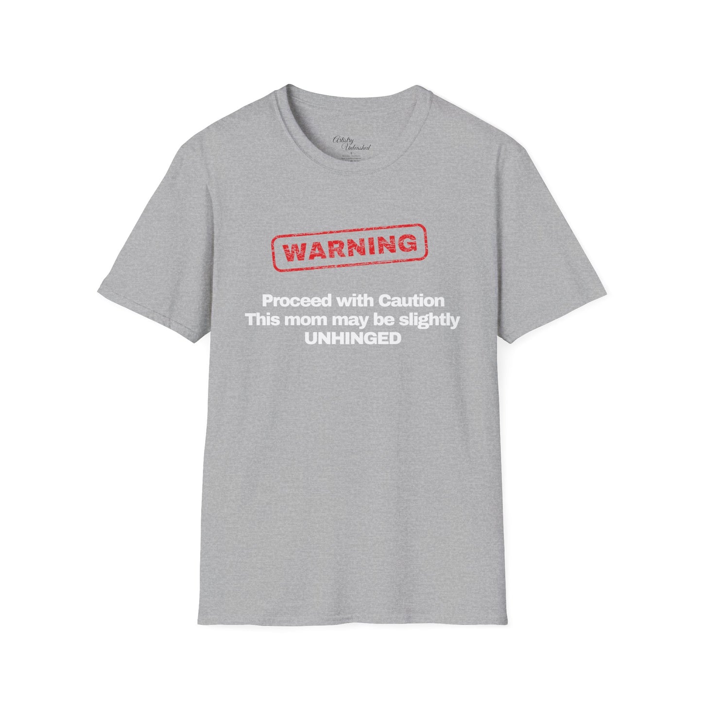 Warning Unisex Softstyle T-Shirt