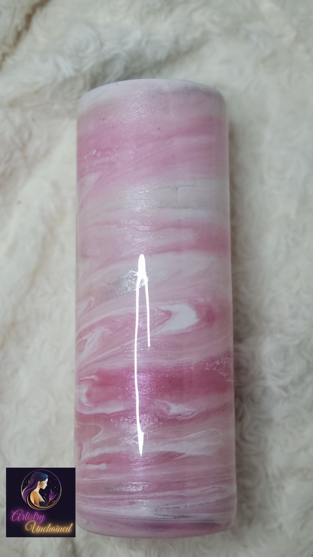 Rose Quartz Inspired 20 oz Tumbler