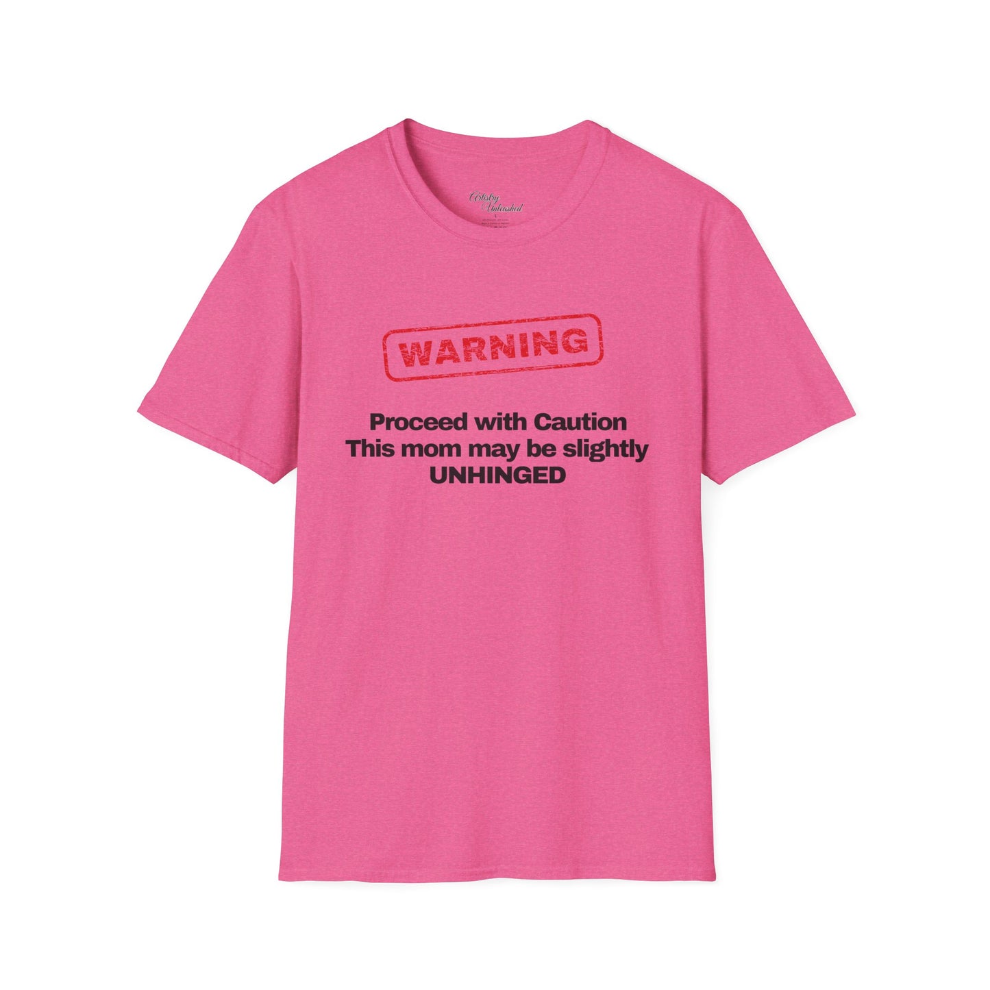 Warning Unisex Softstyle T-Shirt