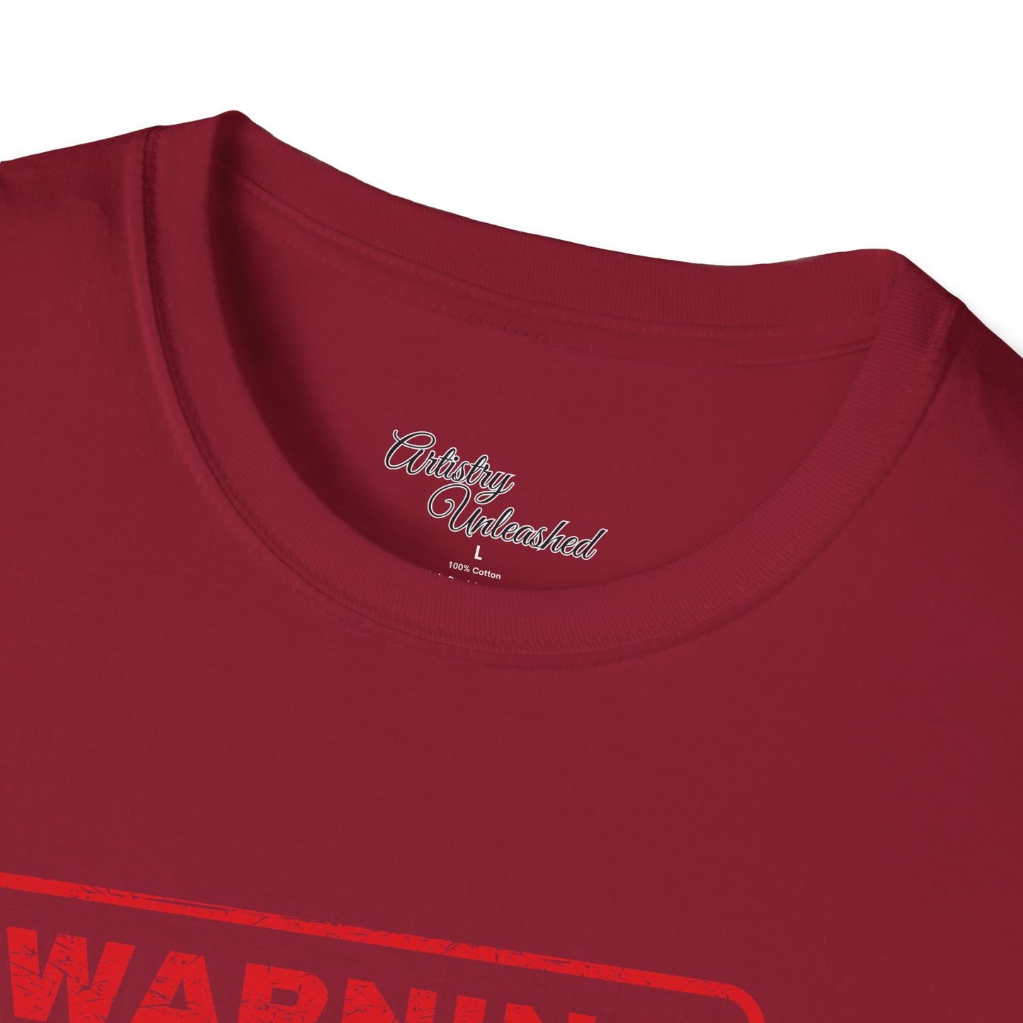 Warning Unisex Softstyle T-Shirt