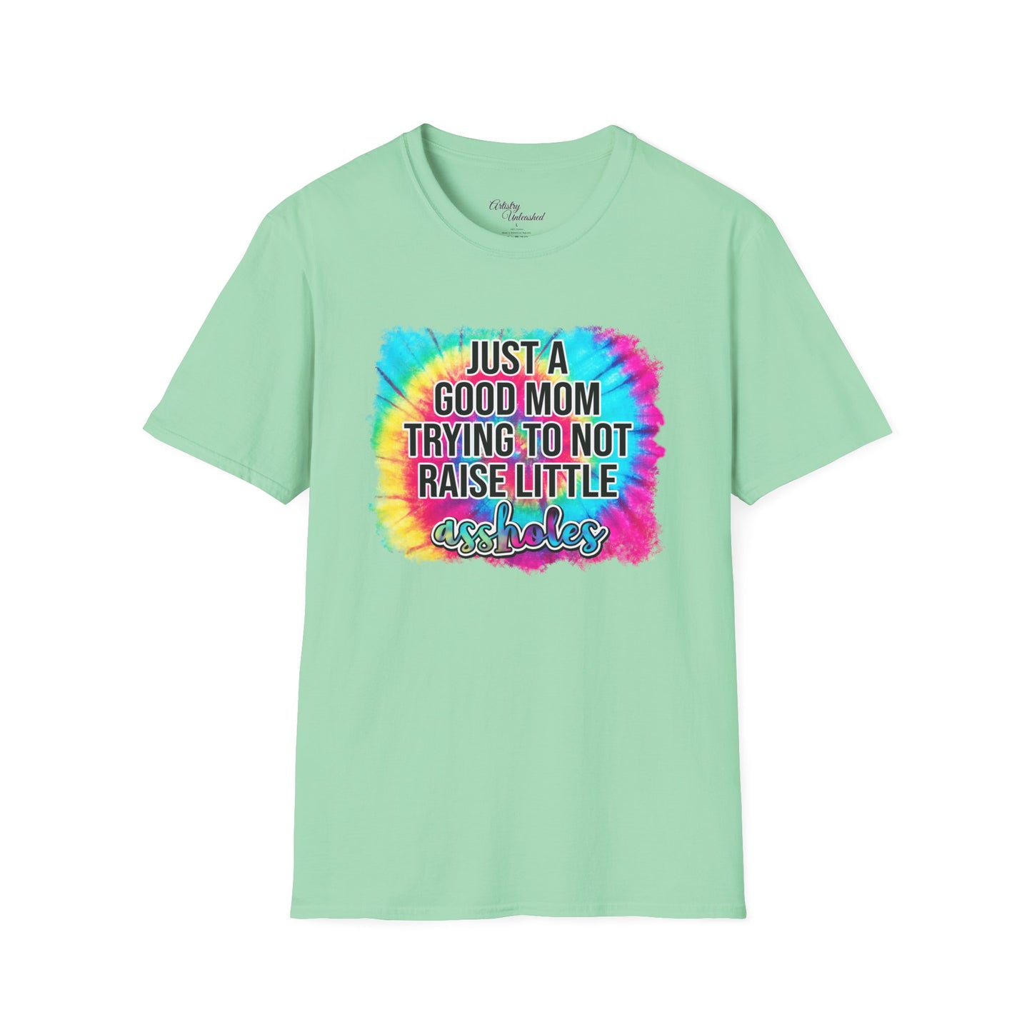 Sassy Mom Tye Dye Unisex Softstyle T-Shirt