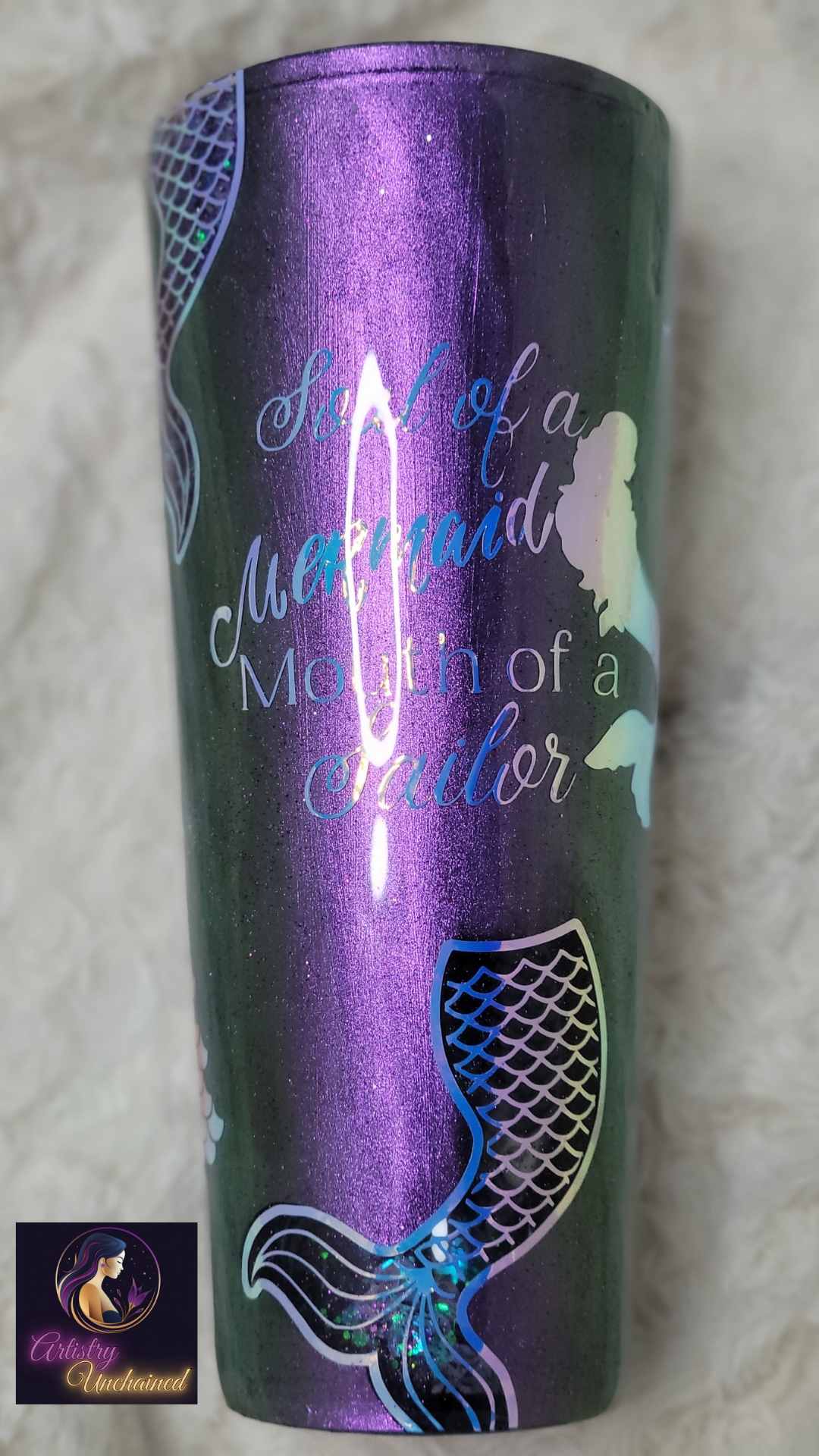 Mermaid 24 oz Acrylic Tumbler